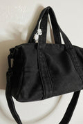 Black Mini Denim Tote Bag