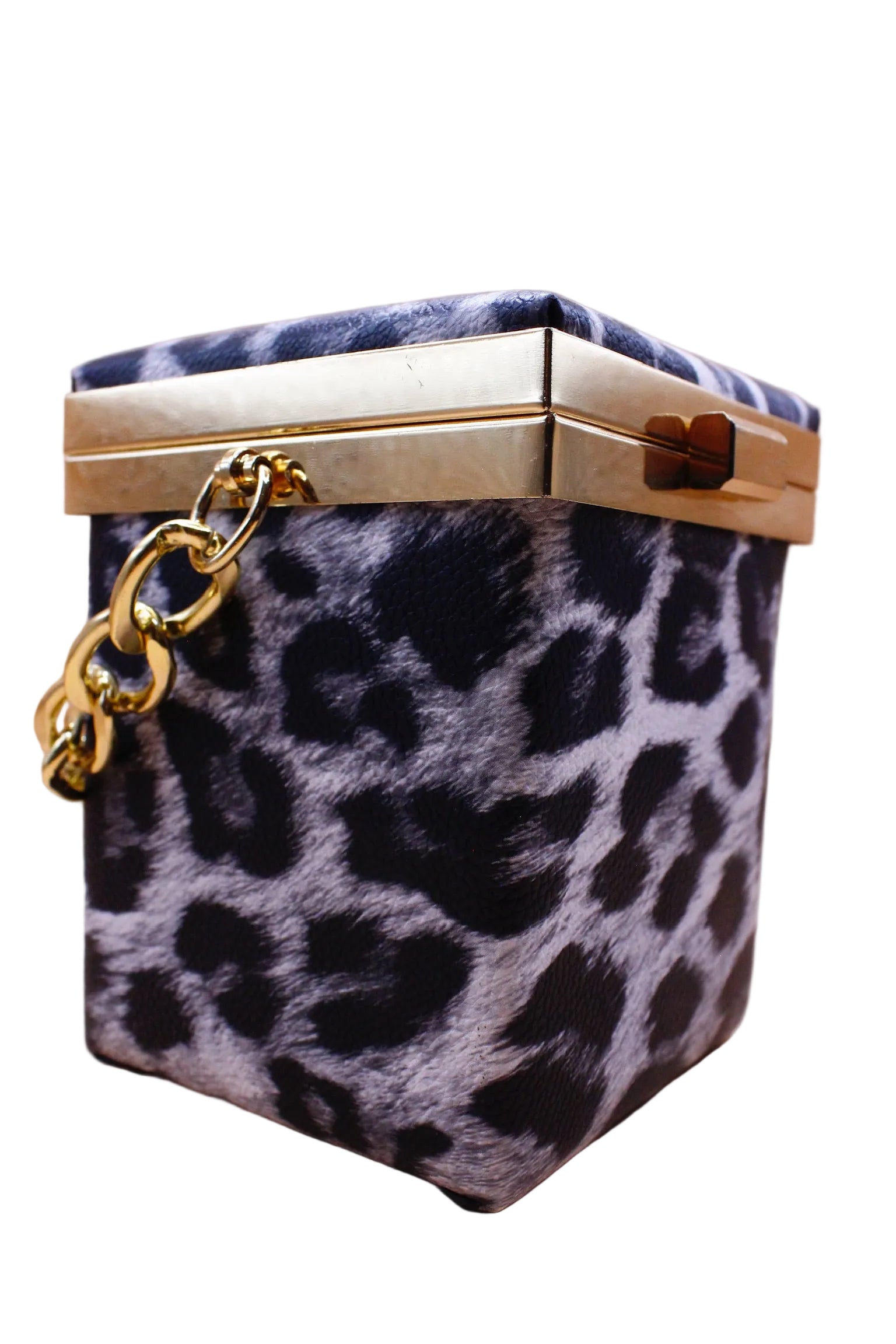 Snow Leopard Box - Handbag
