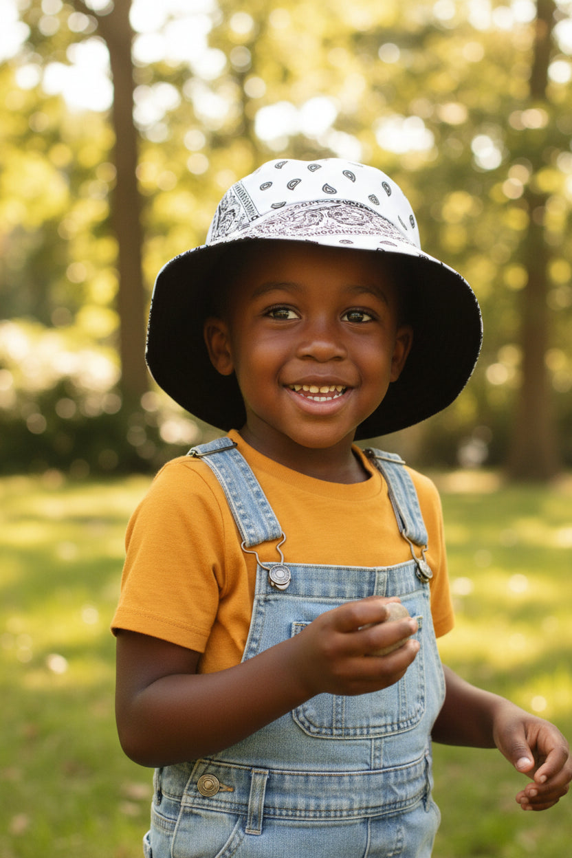 Youth Bandanna Bucket Hat