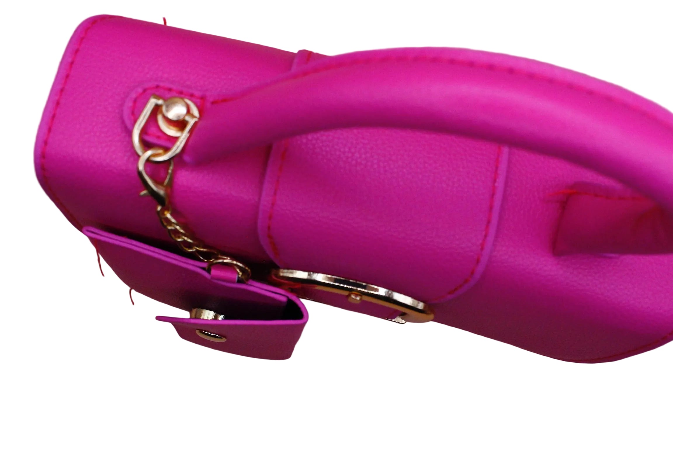 Pink Square tote handbag