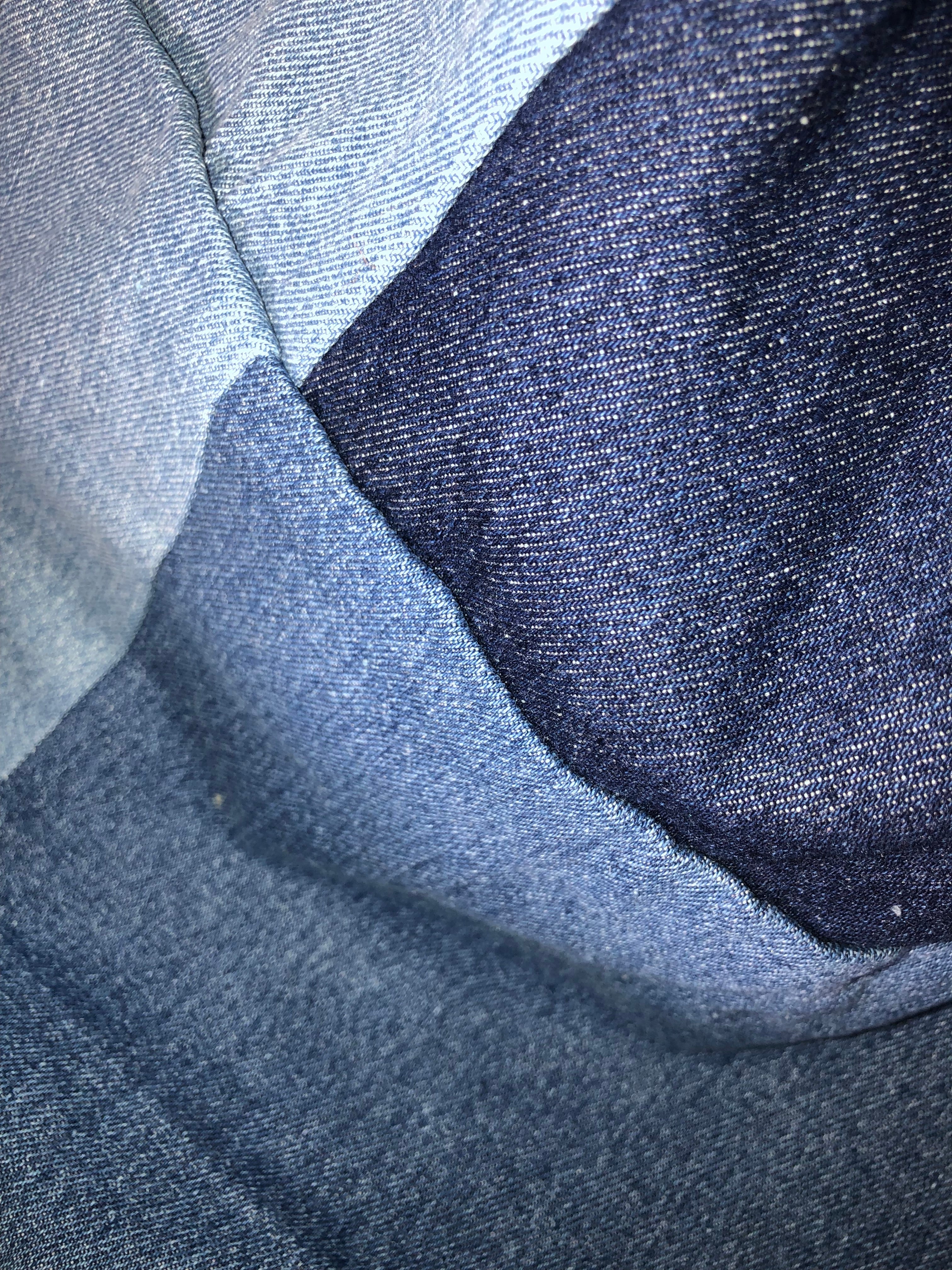 Denium Patch Big Tote Bag