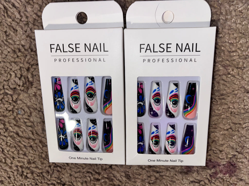 Trippy Vibes -Nail Set
