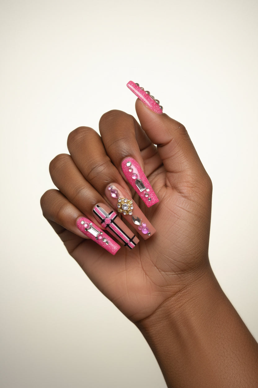 Coach Glam - Press on Nails (Medium)