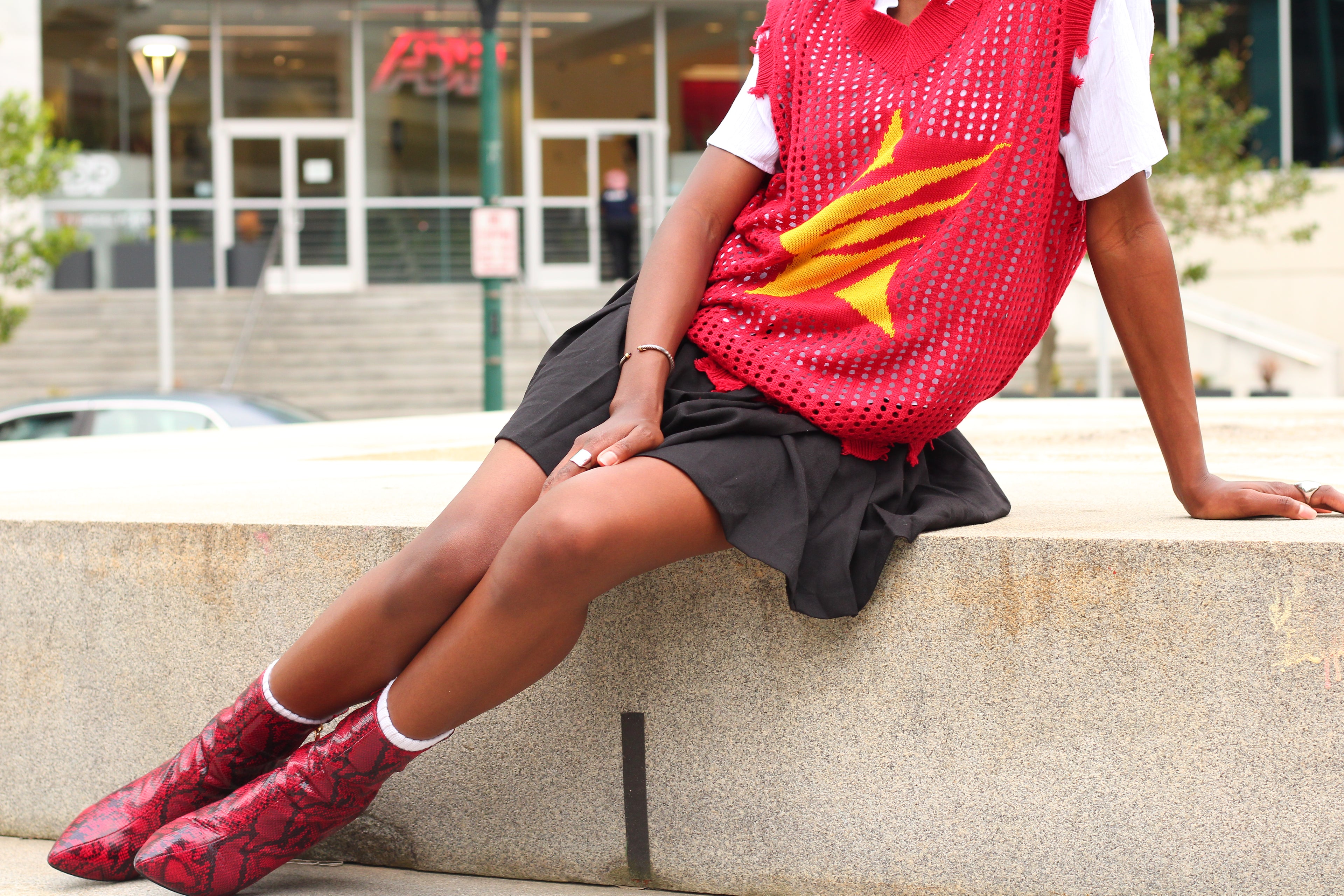 Unisex All Star - Red Mesh Vest