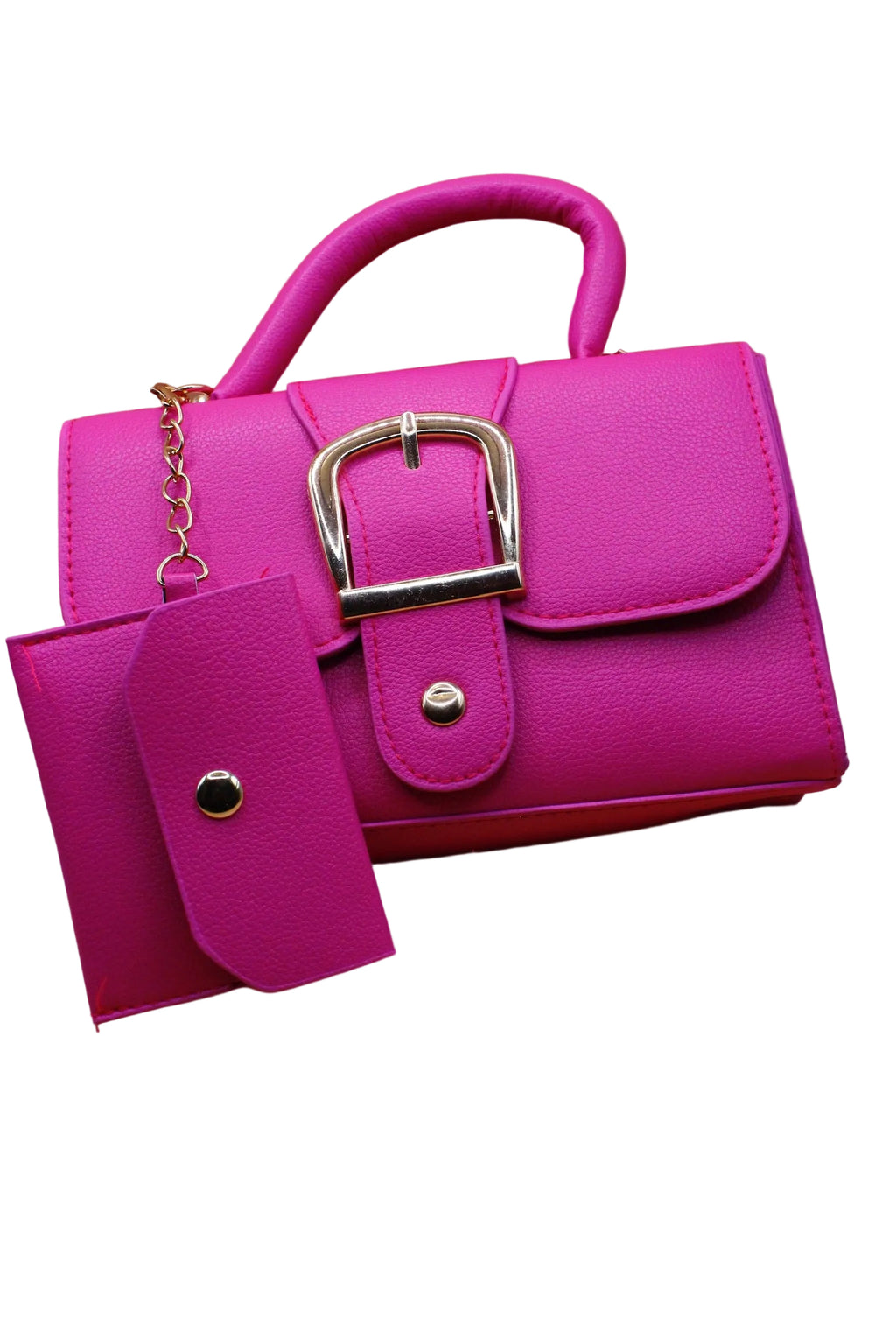 Pink Square tote handbag