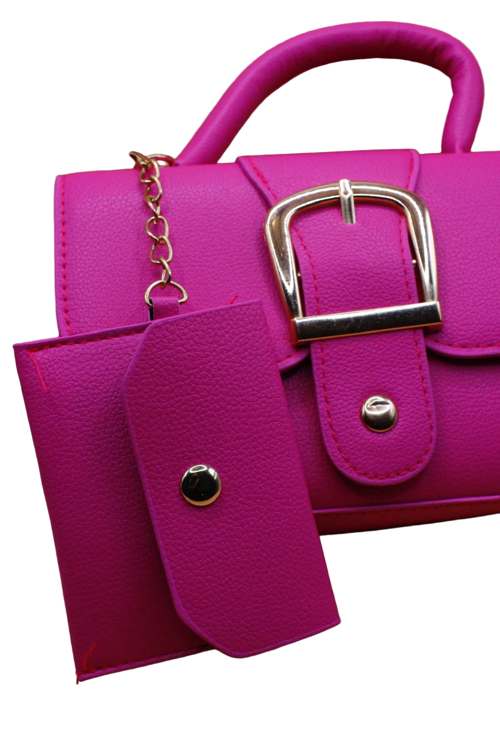 Pink Square tote handbag