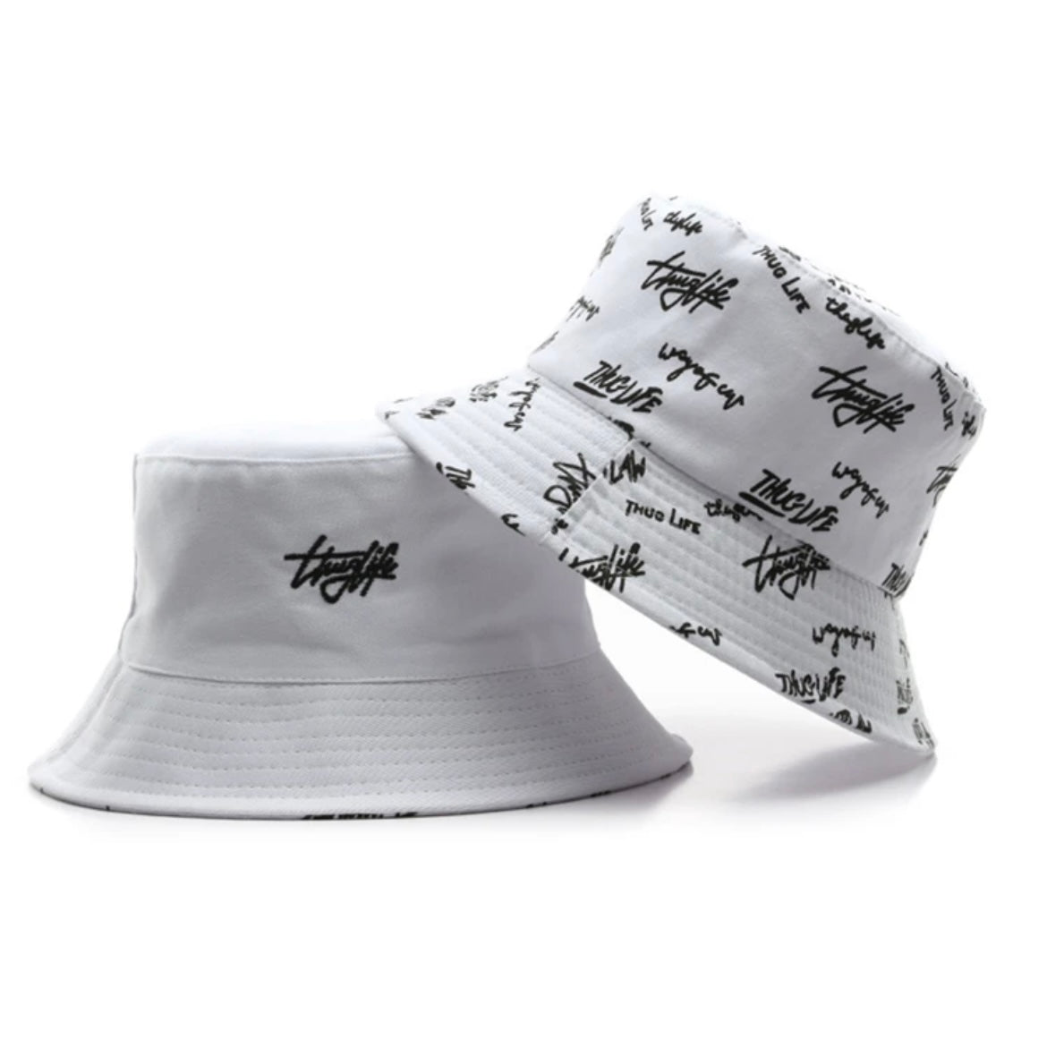 Reversable Thug life - bucket hats