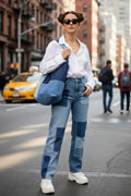 Denium Patch Big Tote Bag