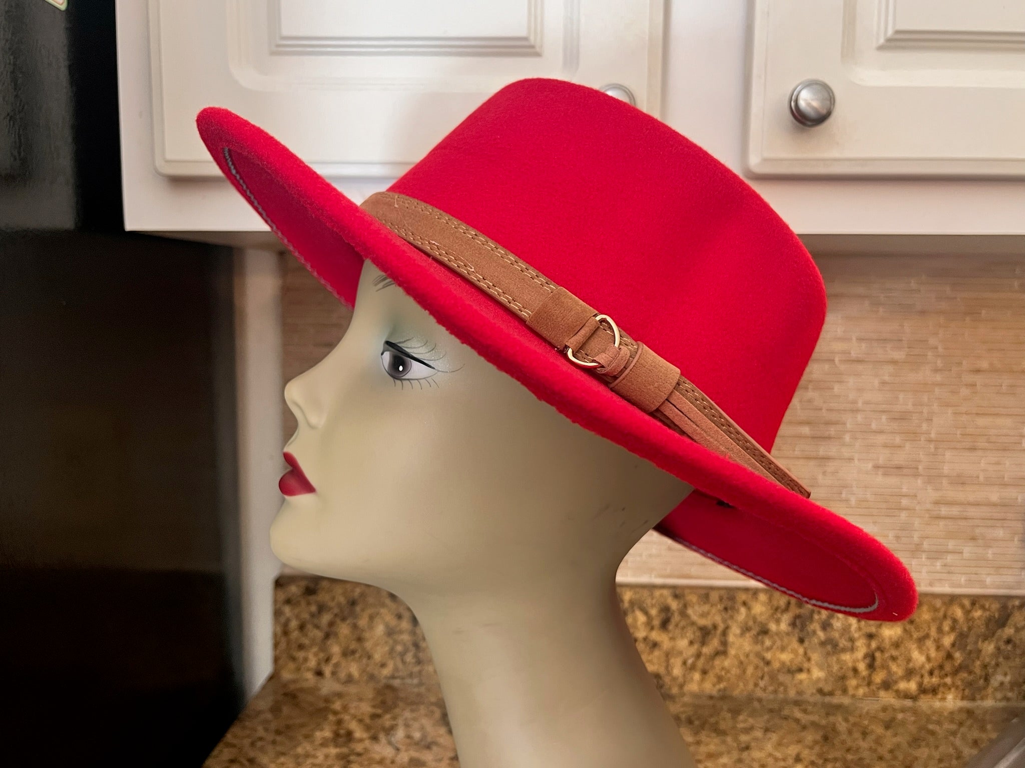 Red Vs Burgundy Fedoras