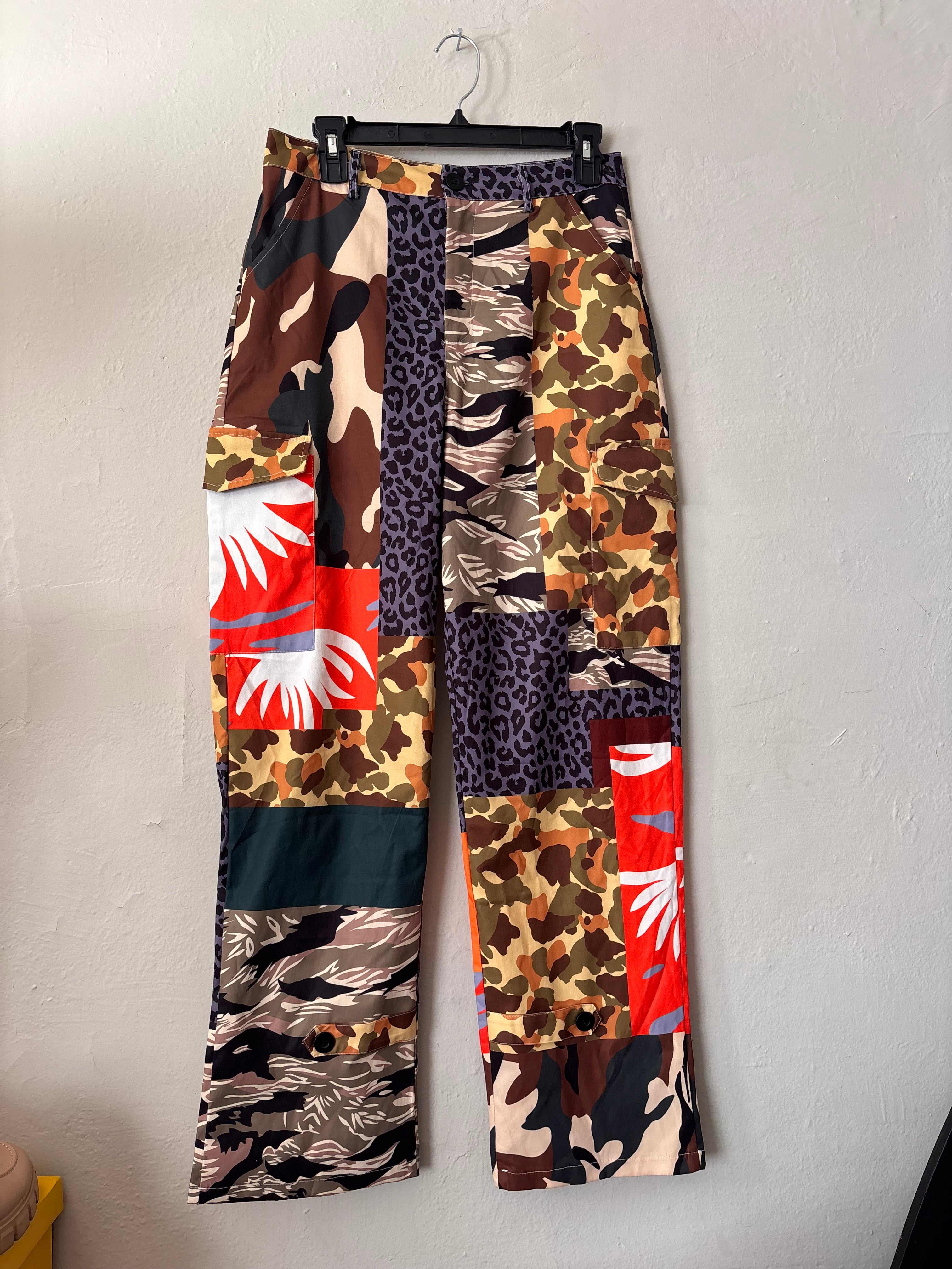 Animal Print - Crop Top Set