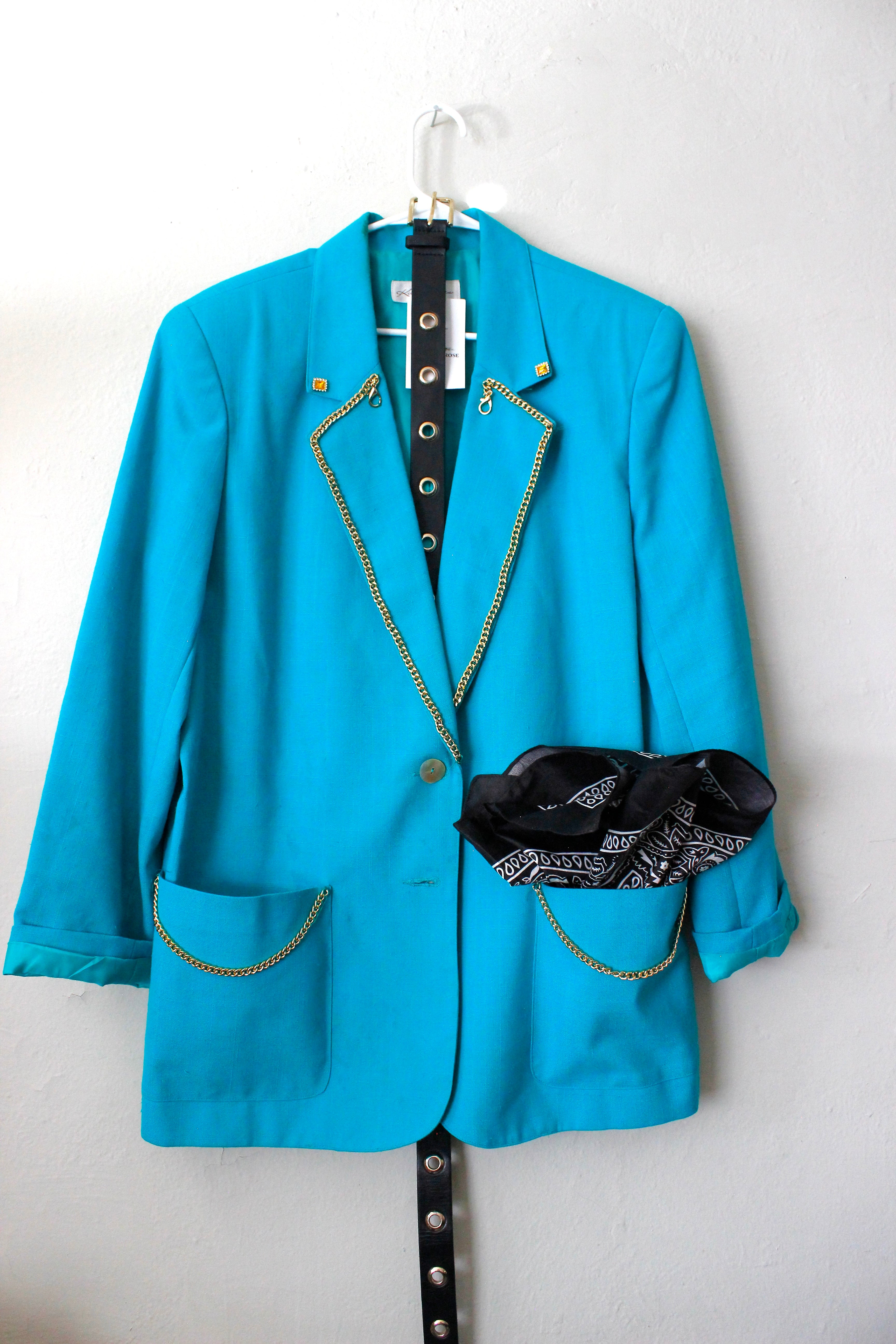 Casual Queen - Teal Blazer Dress