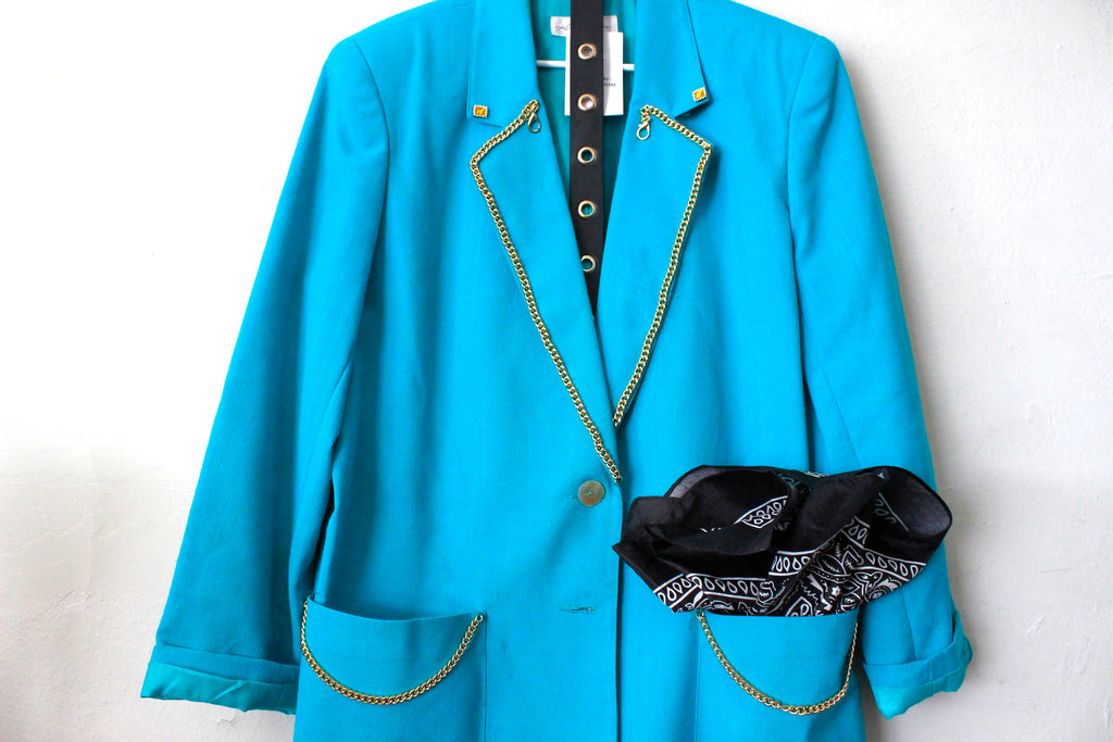 Casual Queen - Teal Blazer Dress