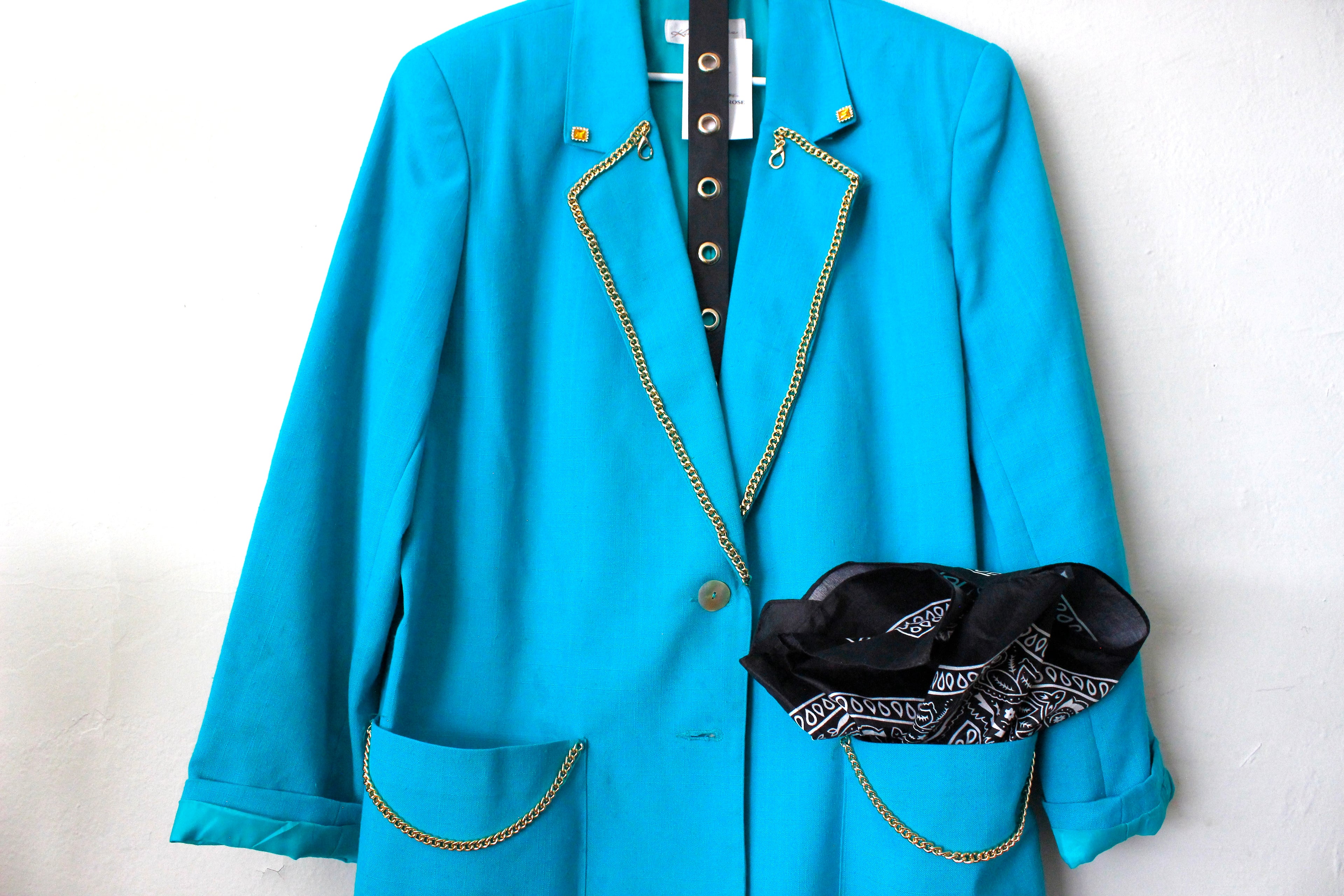 Casual Queen - Teal Blazer Dress