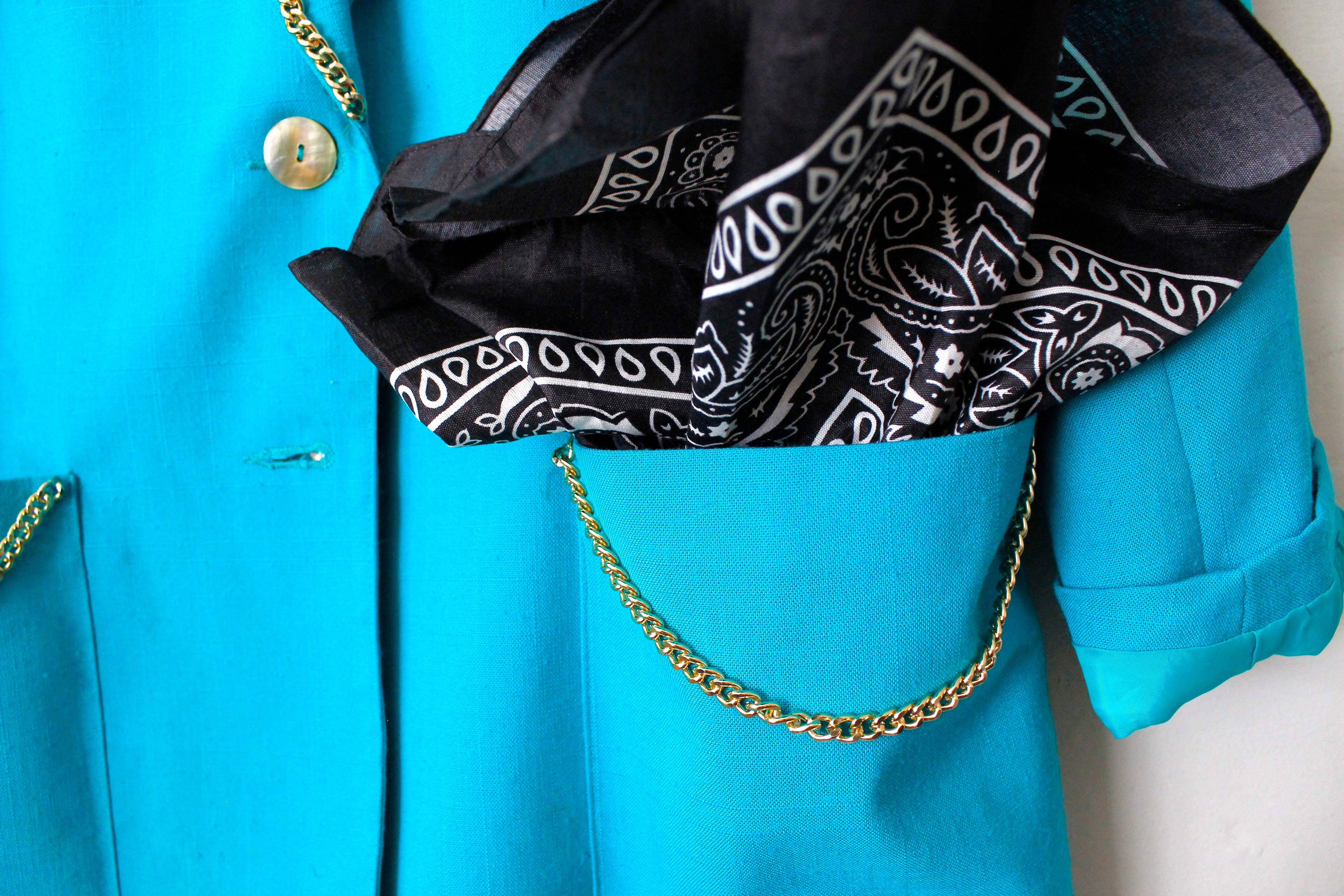 Casual Queen - Teal Blazer Dress