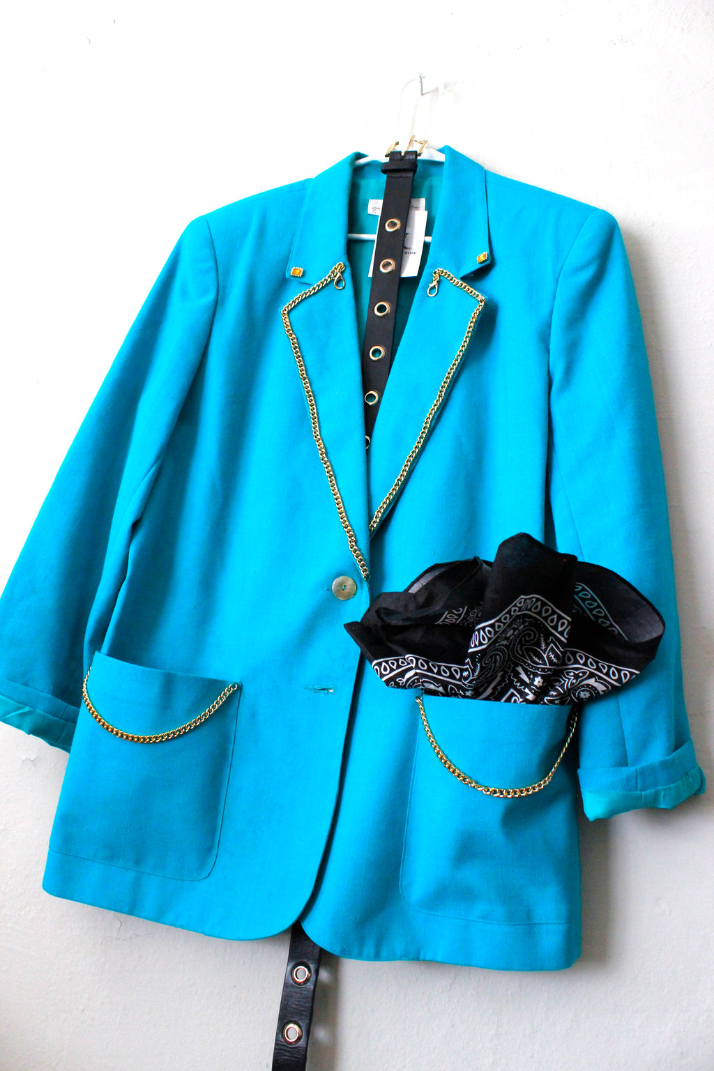 Casual Queen - Teal Blazer Dress