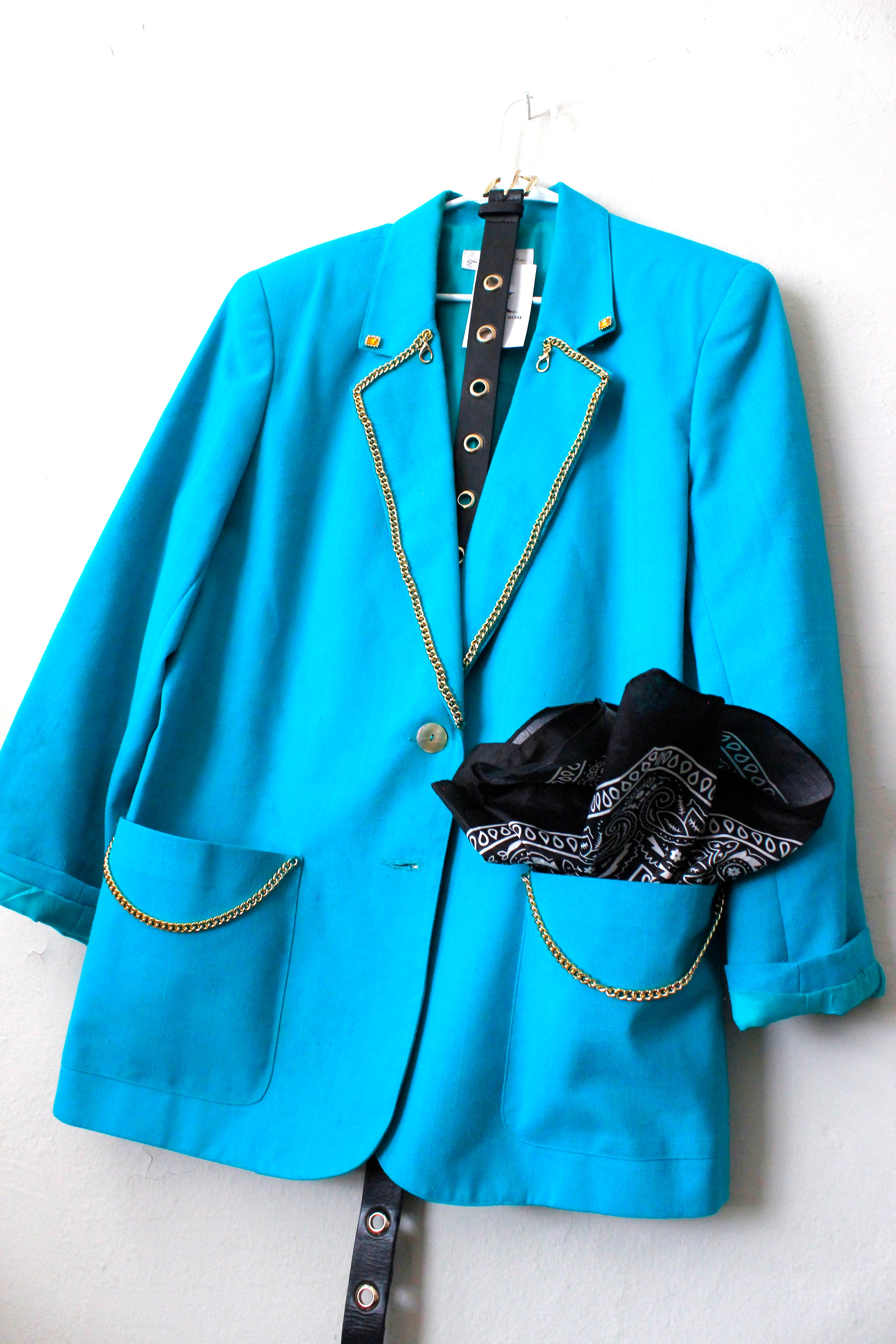 Casual Queen - Teal Blazer Dress