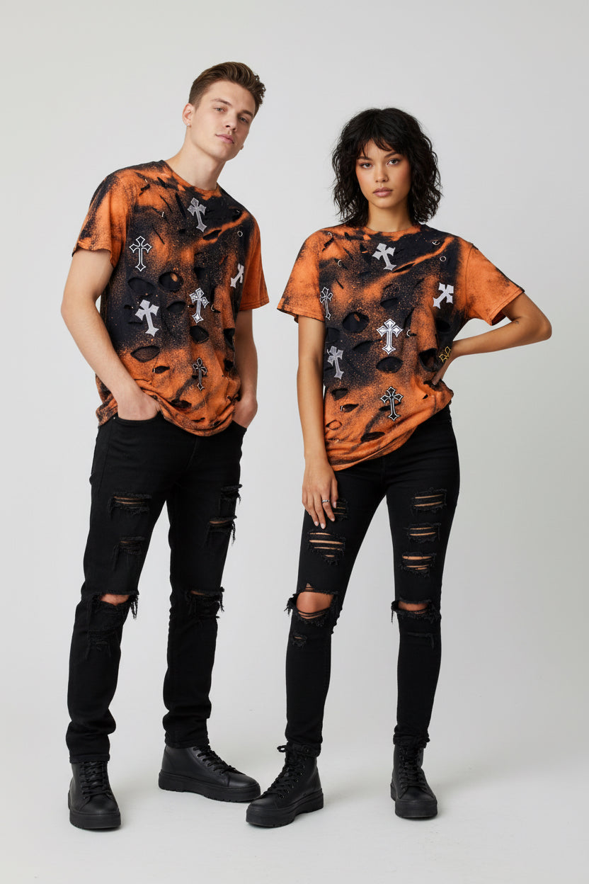 Black Sand - Ripped Tshirt (Unisex)