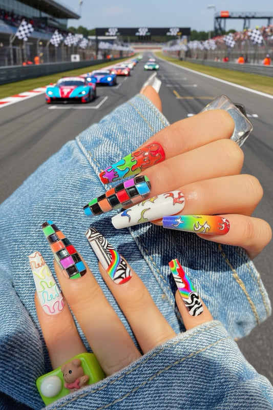 Color Me Down - Press - On Nails