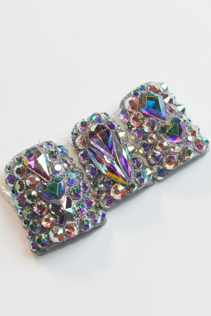 Crystal Ramance - Duck Nail PressOn Nails (MEDIUM)