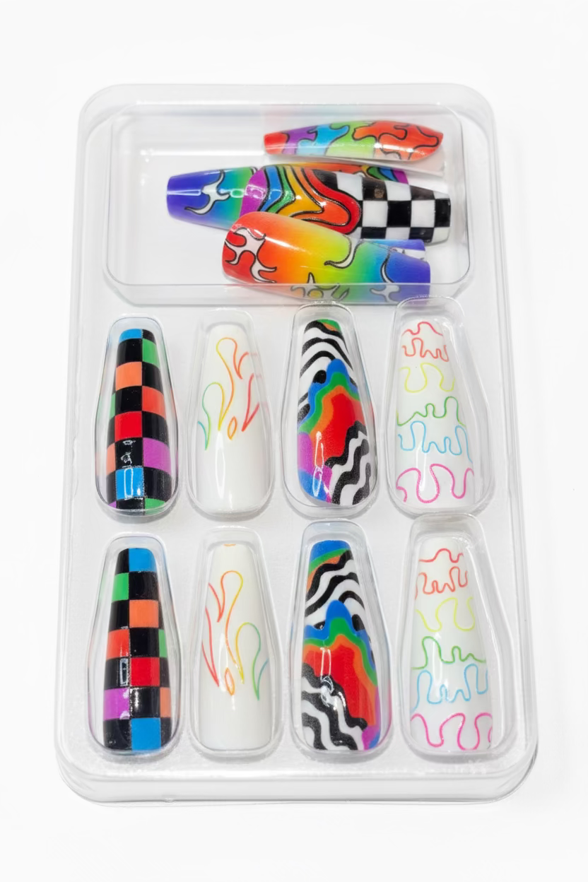 Color Me Down - Press - On Nails