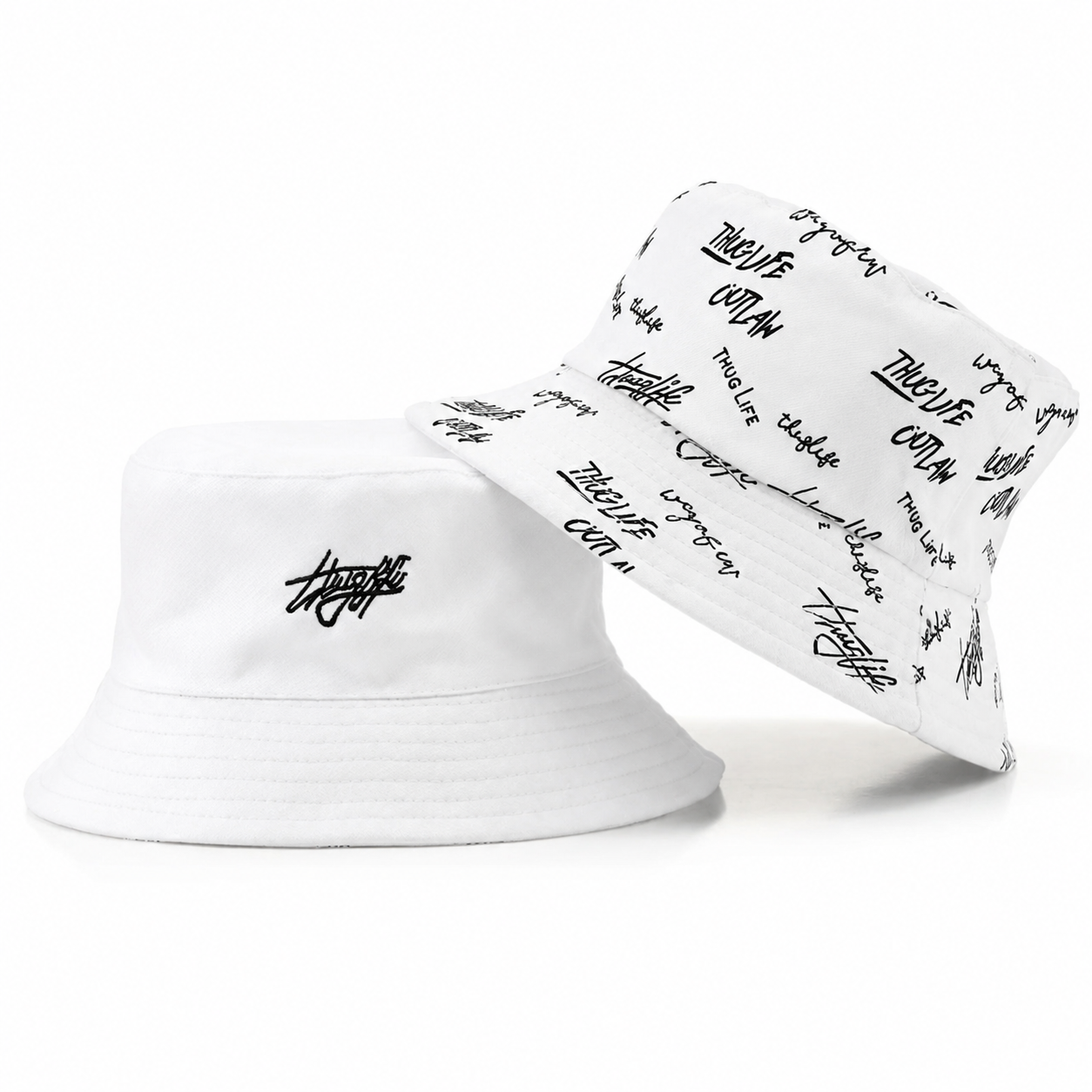 Reversable Thug life - bucket hats