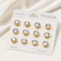 Gold (Nickel Free) -12 Piece Studs -Set