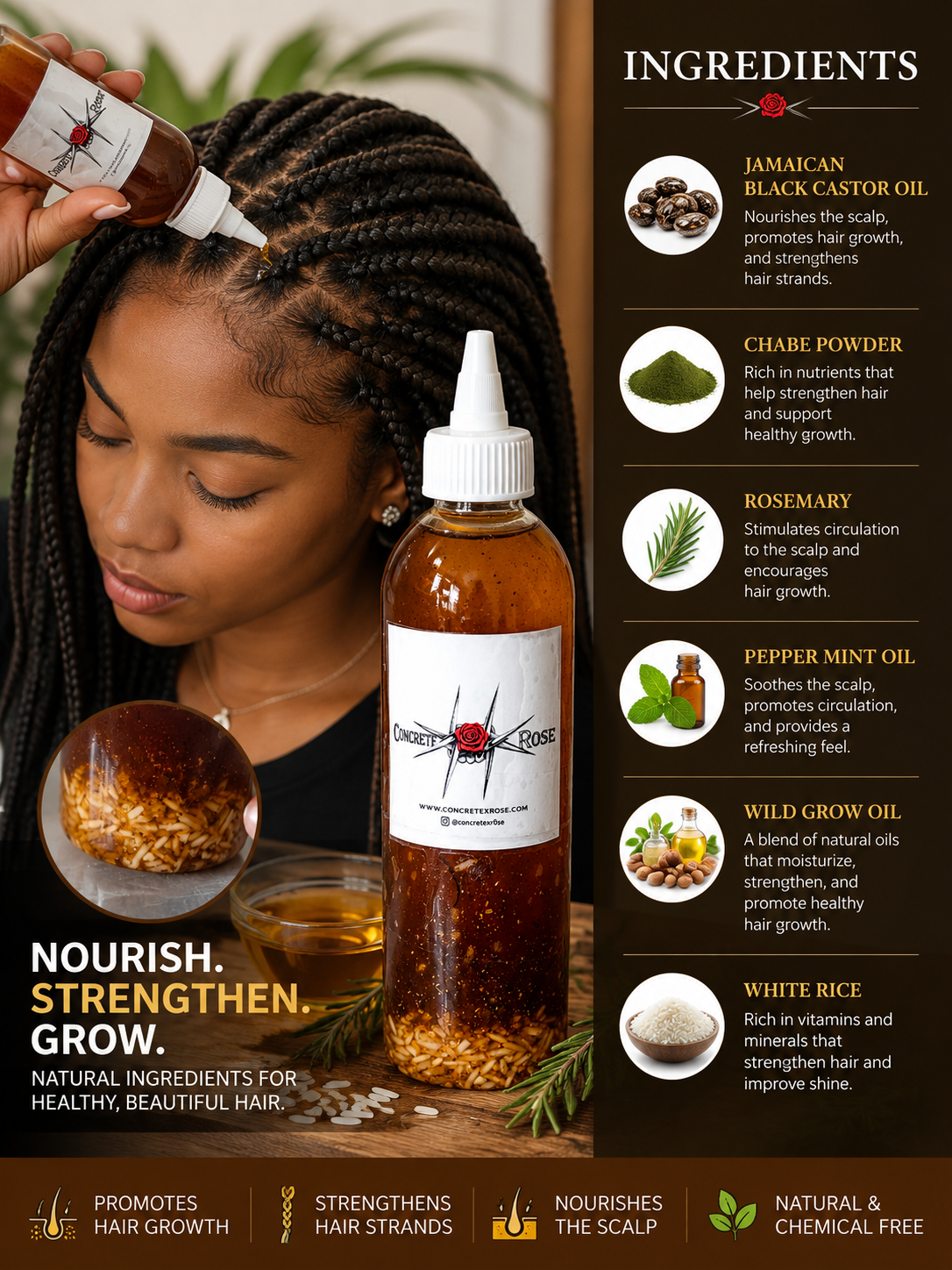 Rooted Realms - Hair Growth Oil