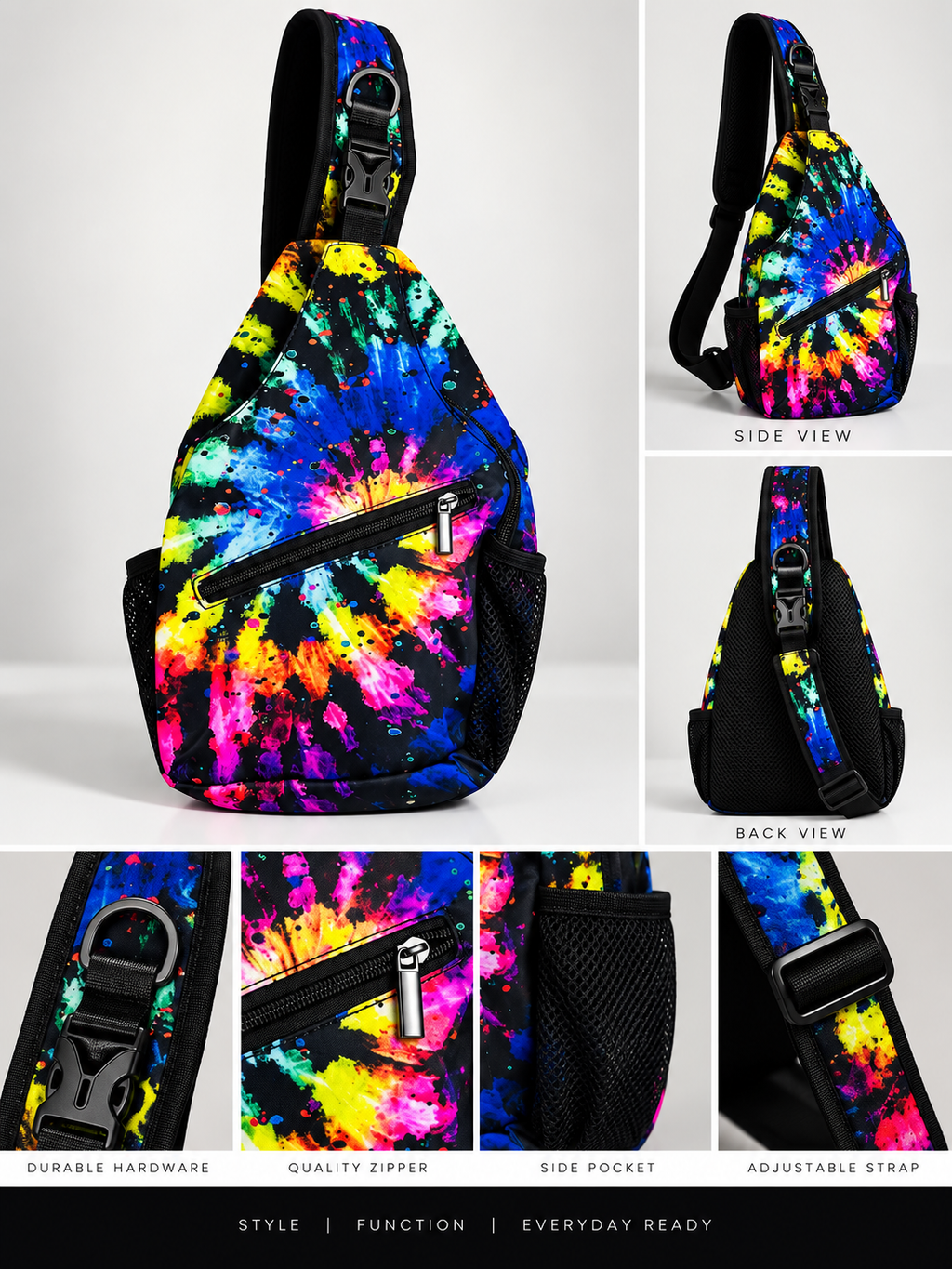 Tie Dye Cross Body Bag