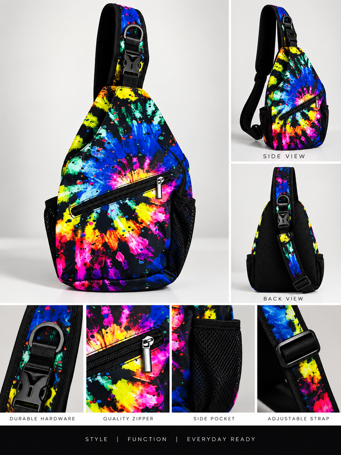 Tie Dye Cross Body Bag