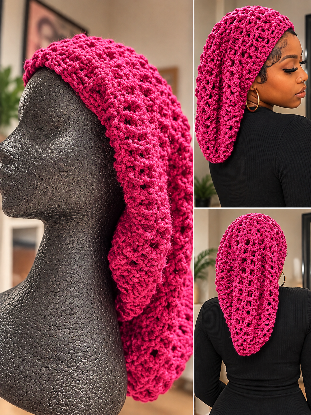 Loc Sock - Fusha Pink