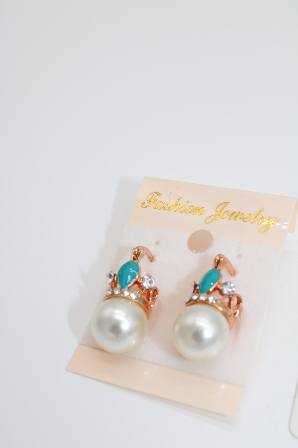 Mini Teal Pearl - Earring Set