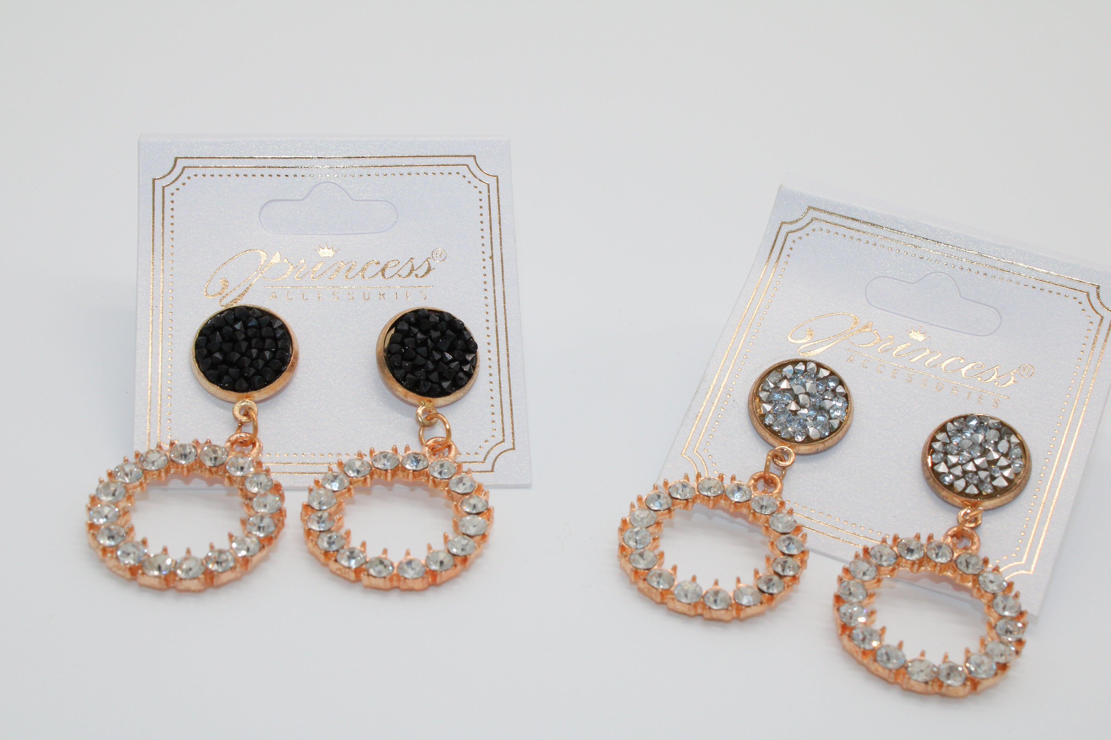 mini gold dimond- earrings