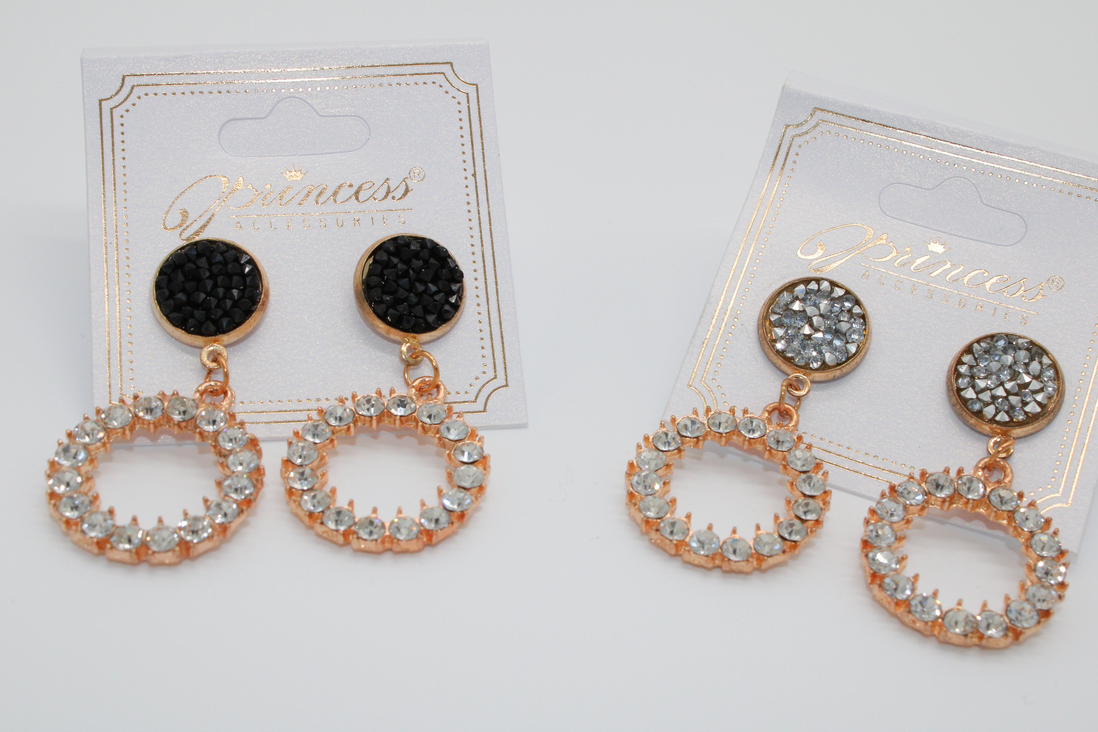 mini gold dimond- earrings