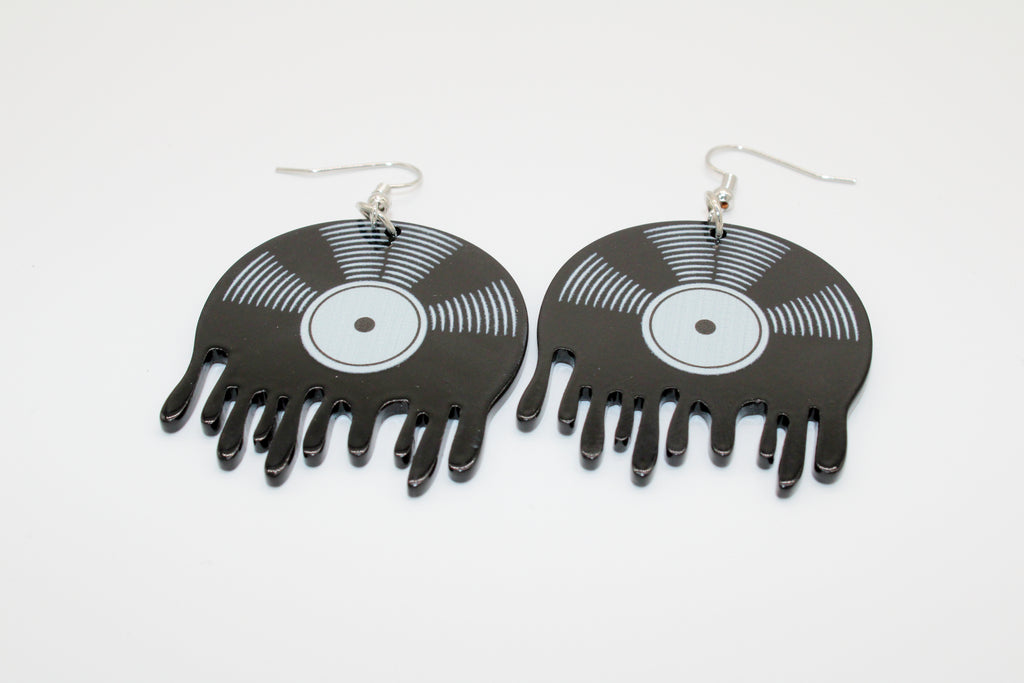 Classic Vinyl Drop Earrings