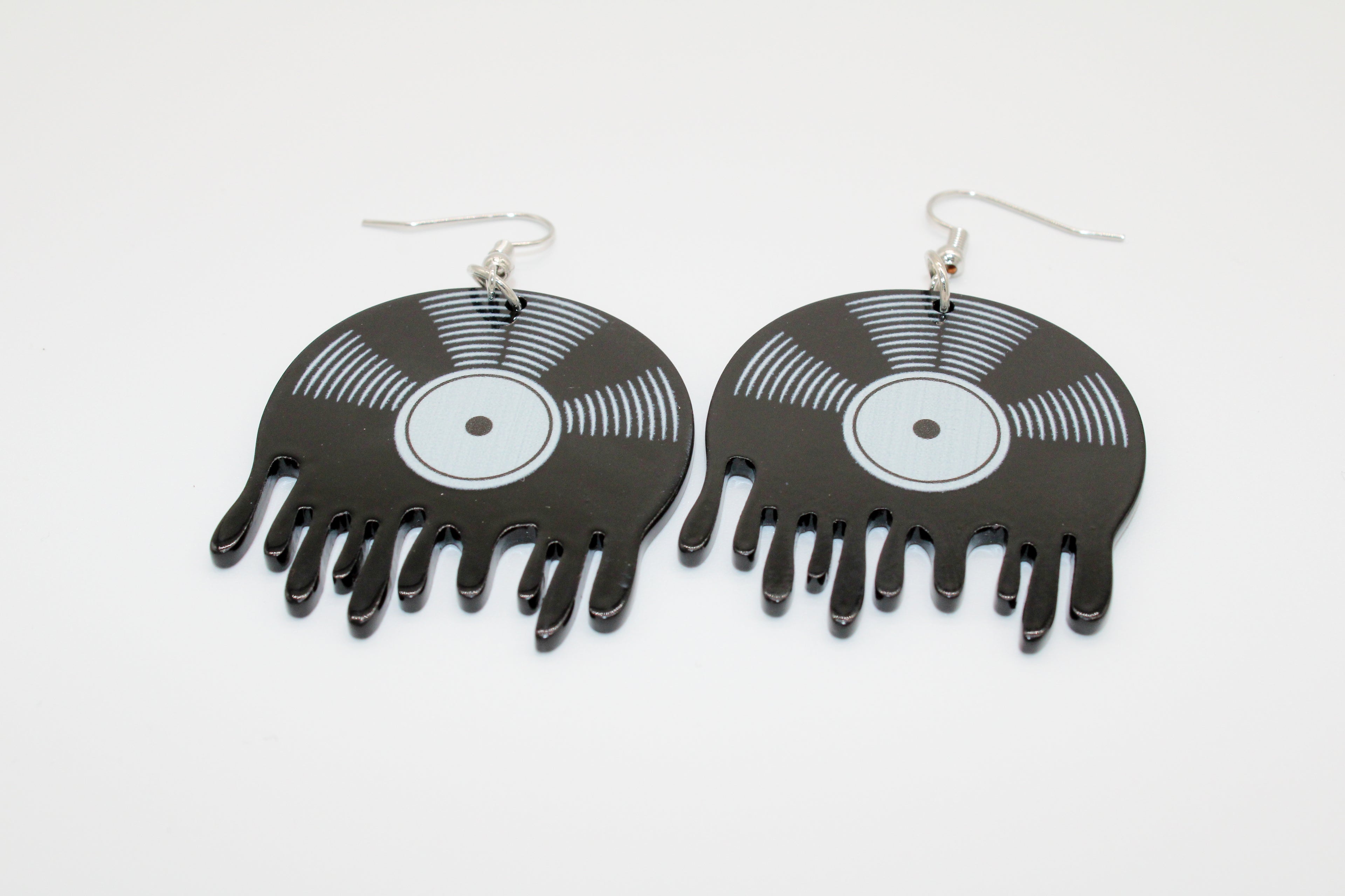 Classic Vinyl Drop Earrings