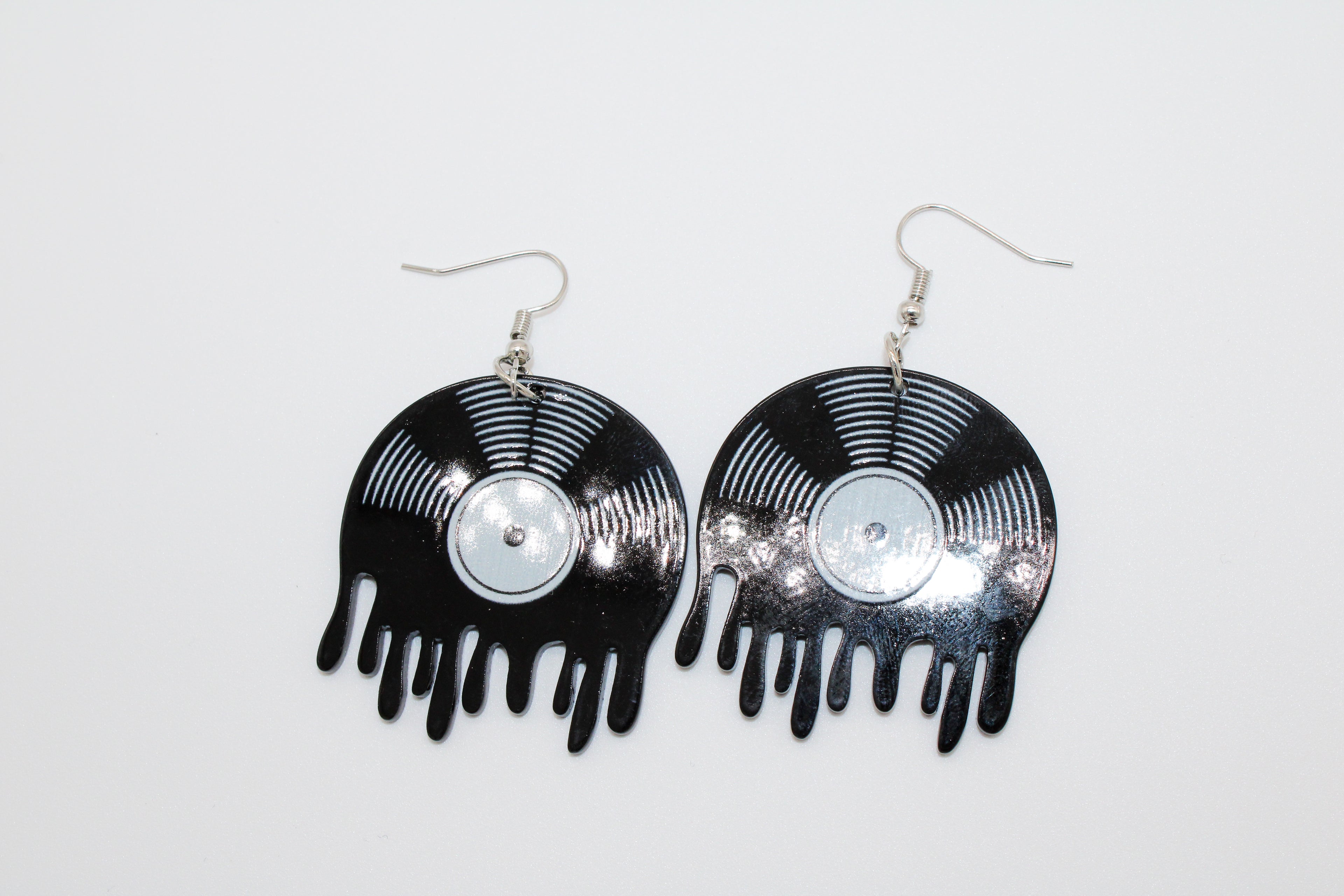 Classic Vinyl Drop Earrings