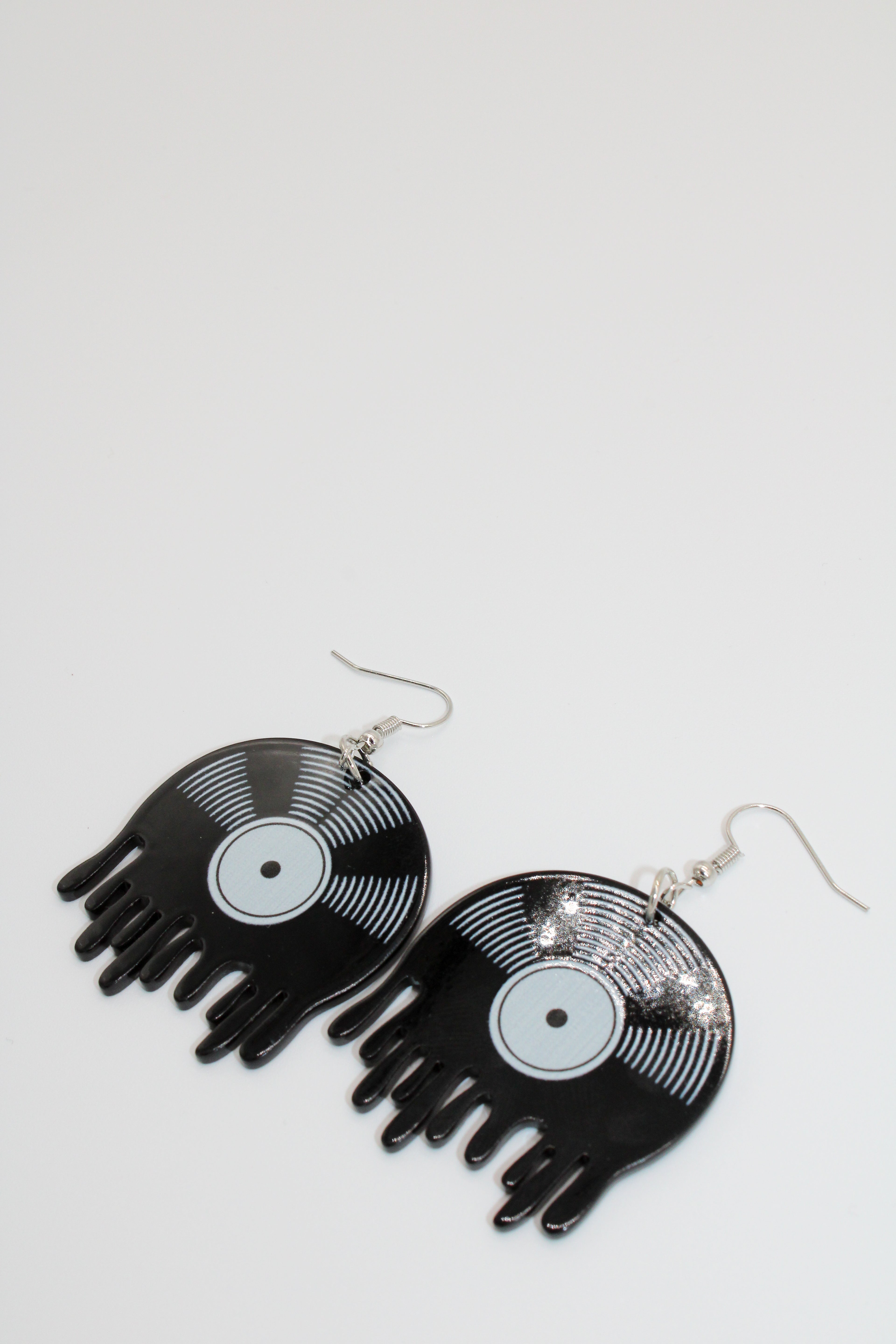 Classic Vinyl Drop Earrings