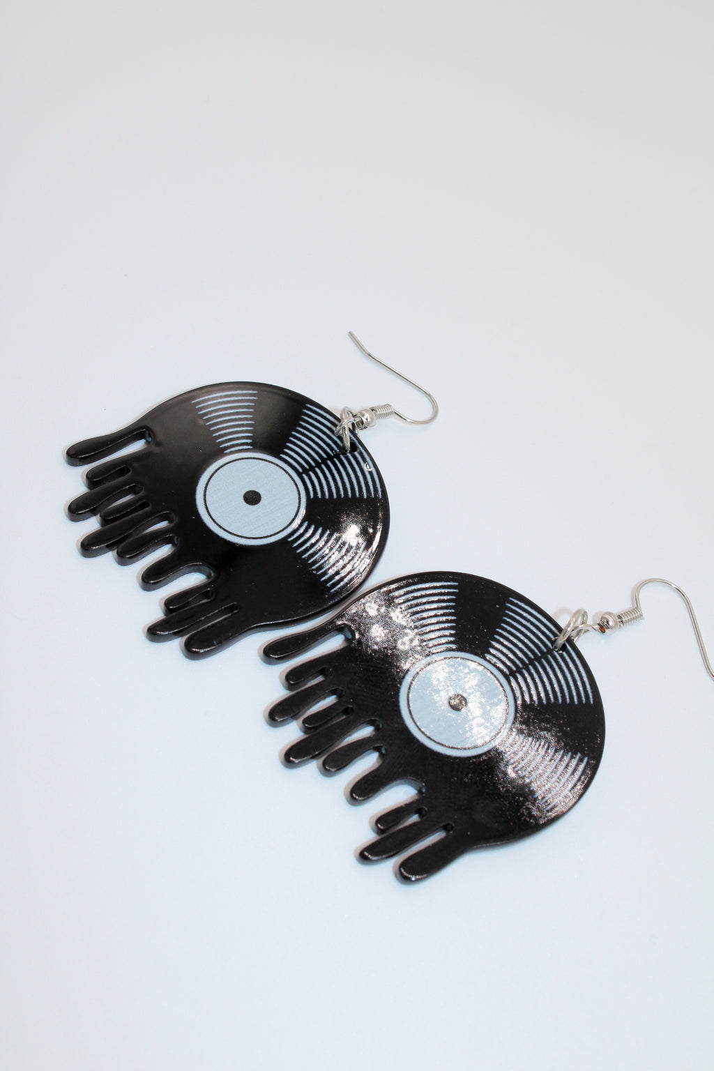 Classic Vinyl Drop Earrings