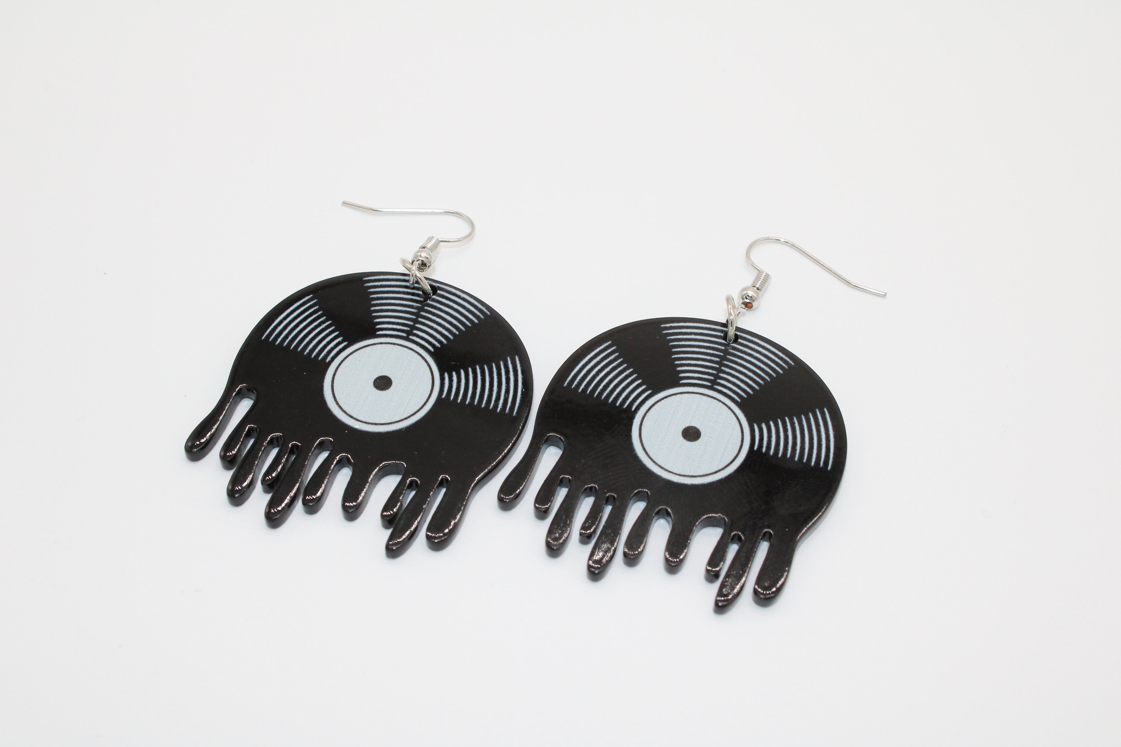 Classic Vinyl Drop Earrings