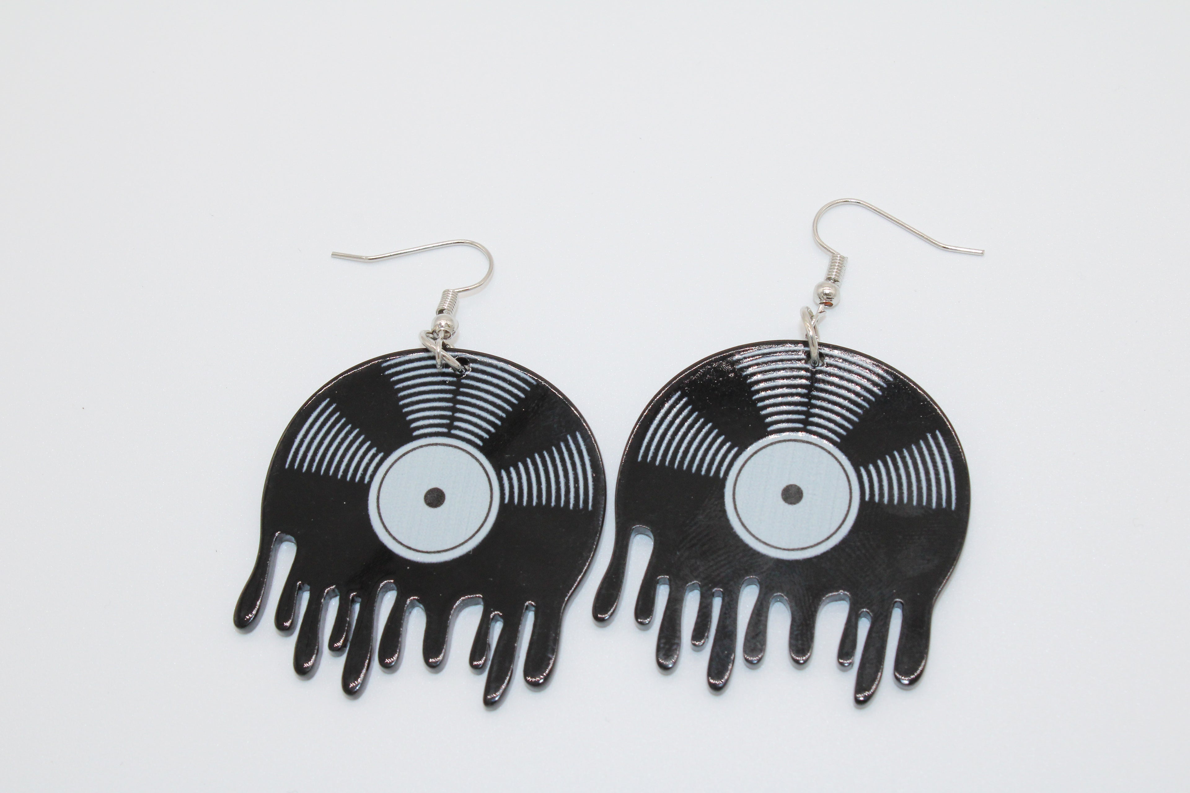 Classic Vinyl Drop Earrings