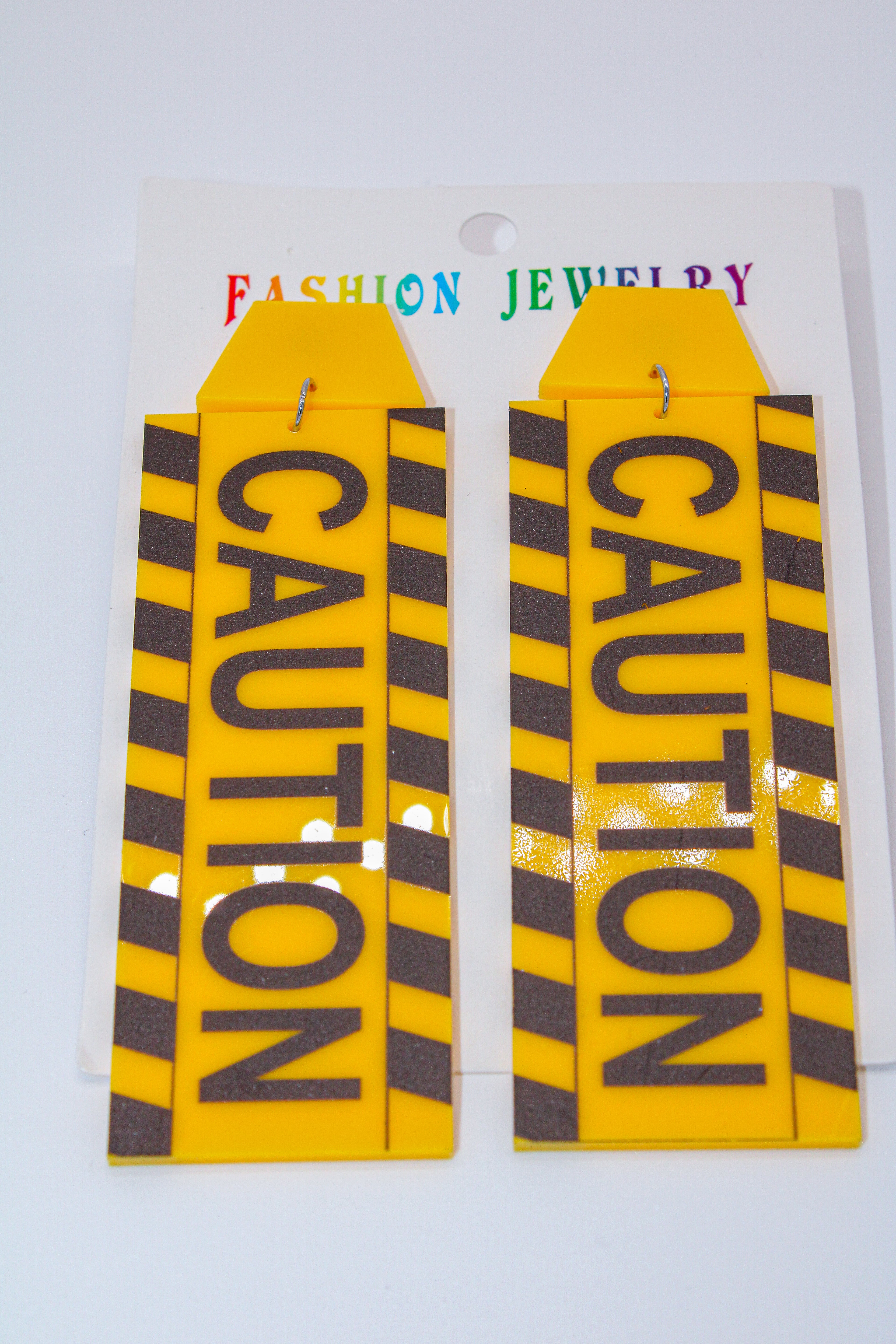 Caution Sign - Earrings