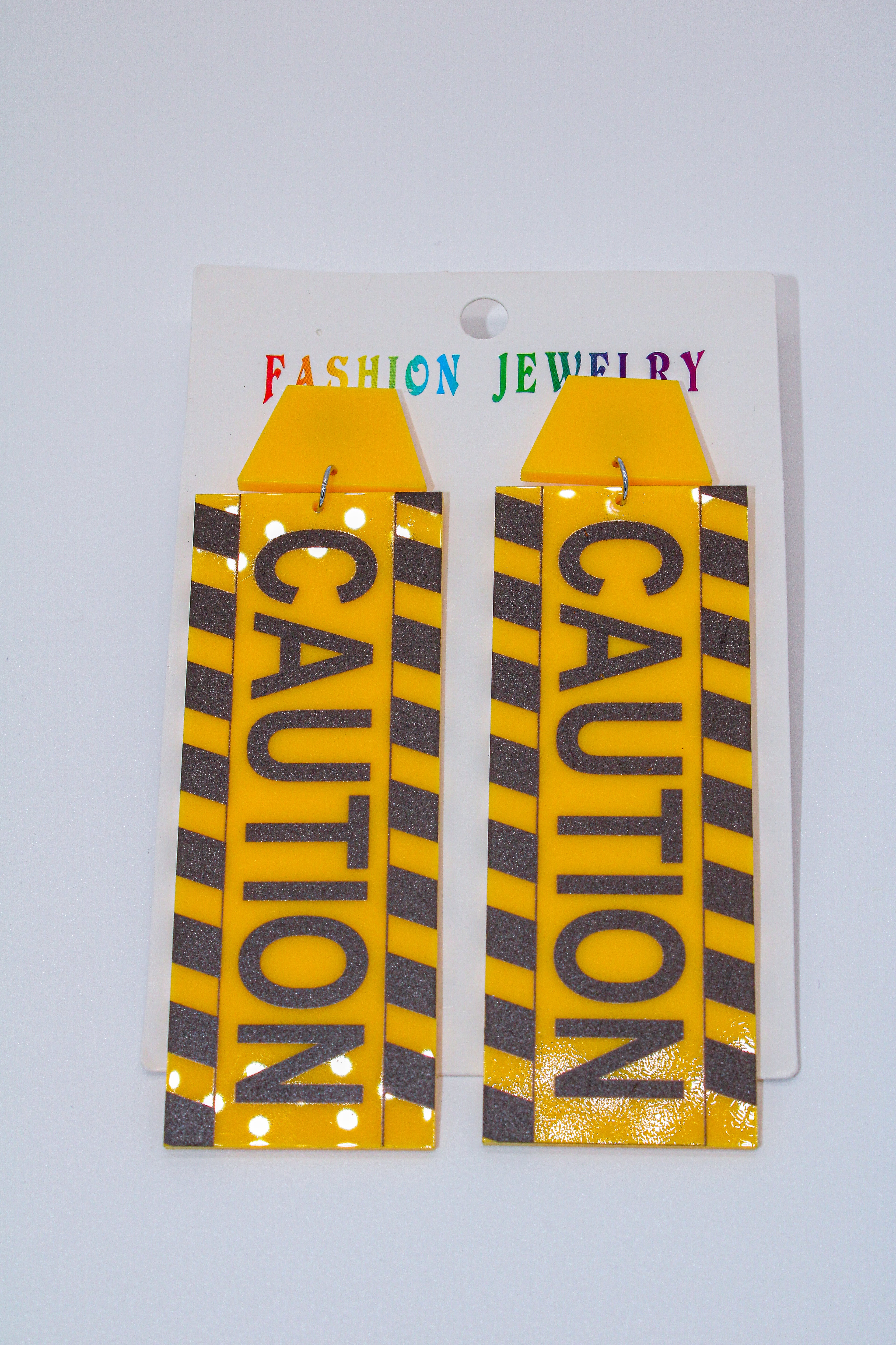 Caution Sign - Earrings