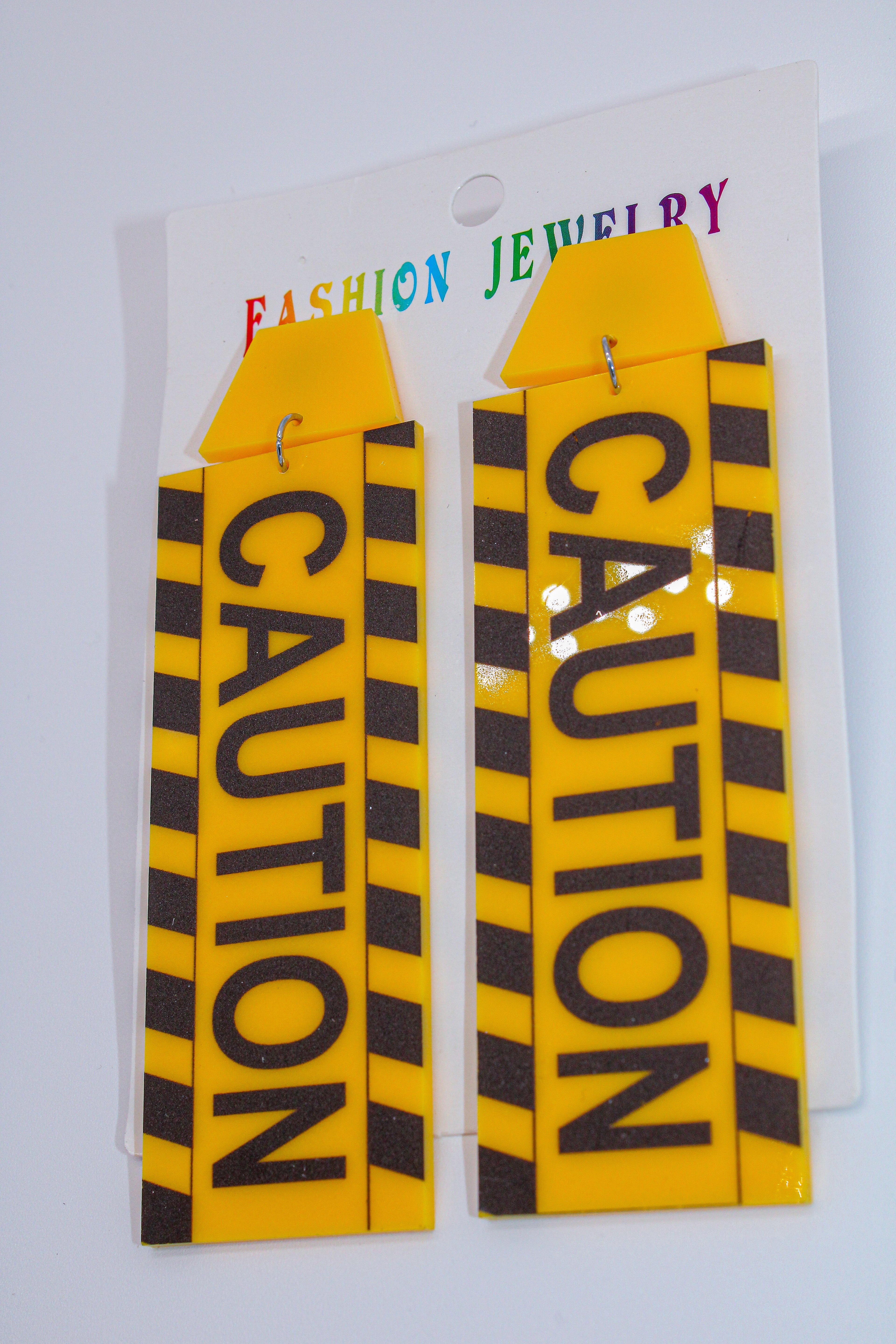 Caution Sign - Earrings