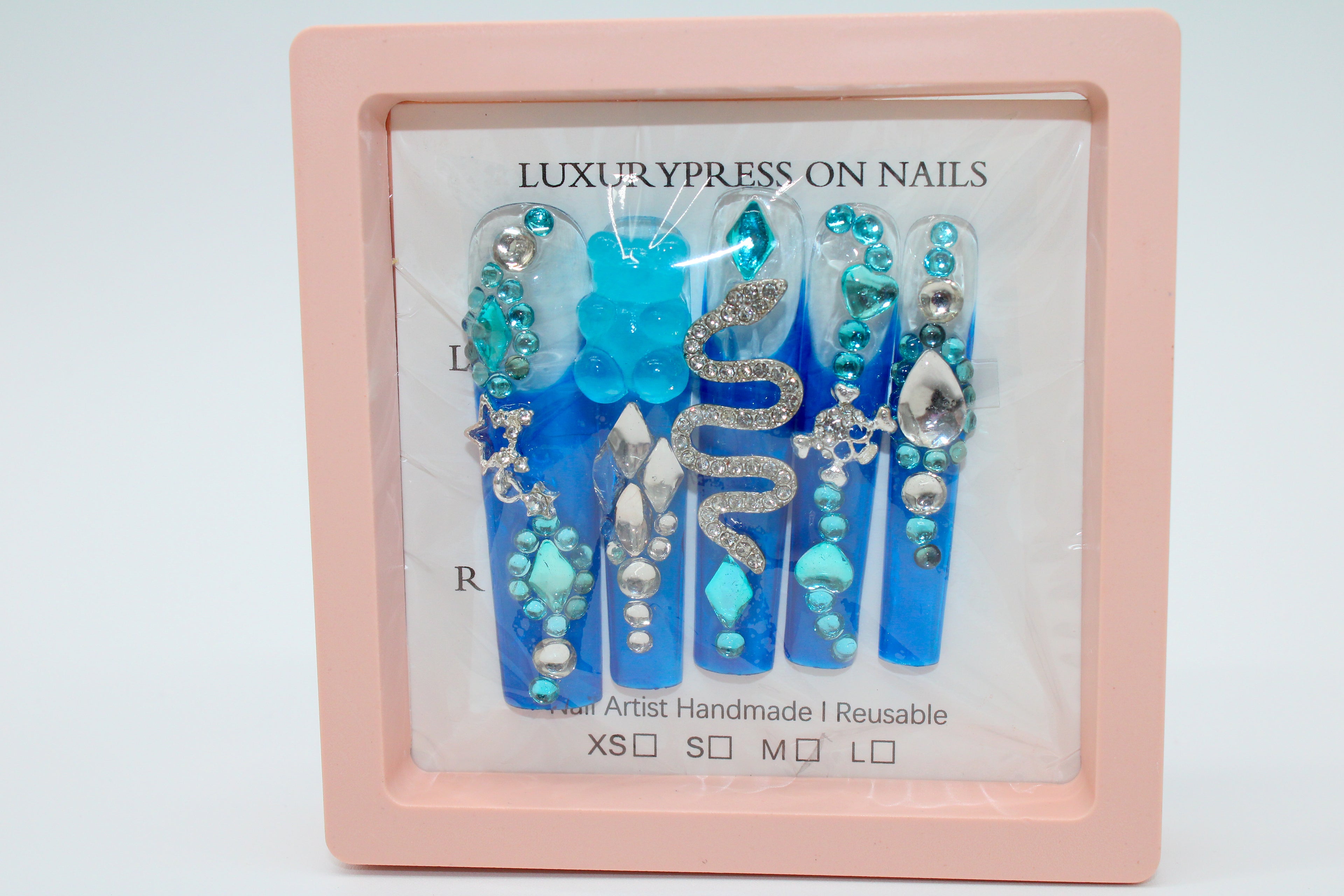 ICE QUEEN 3D PRESS-ON NAILS