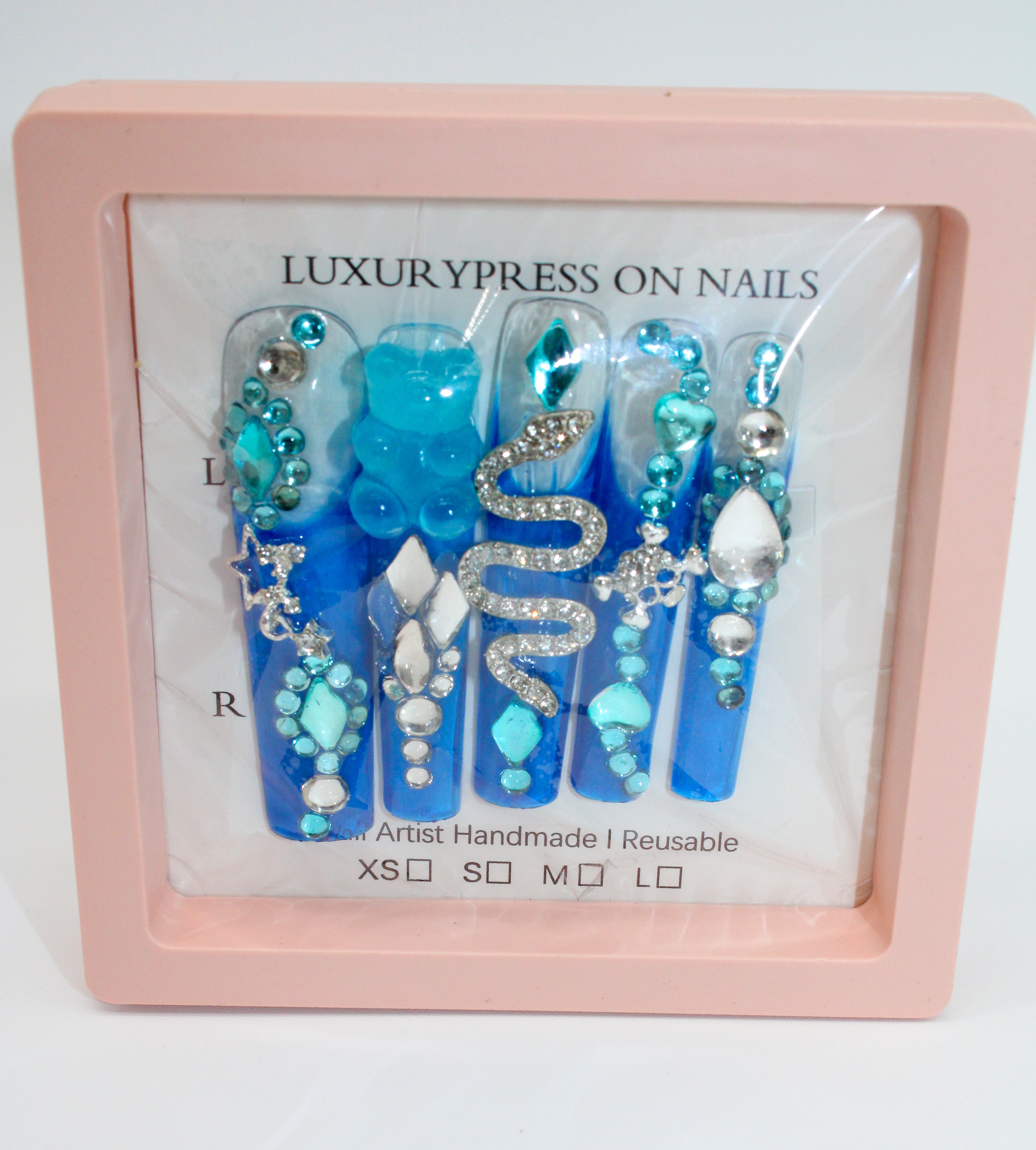 ICE QUEEN 3D PRESS-ON NAILS