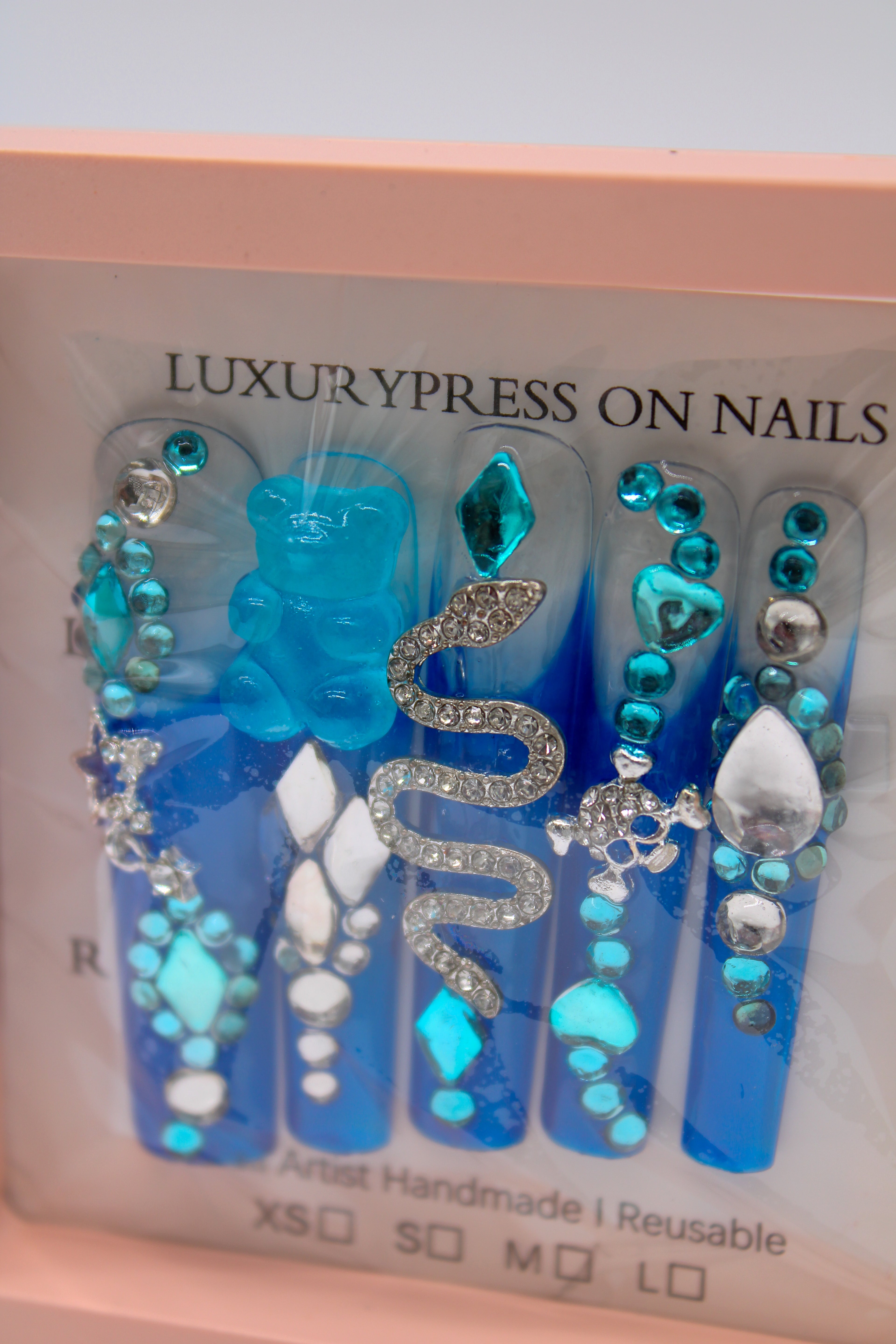ICE QUEEN 3D PRESS-ON NAILS