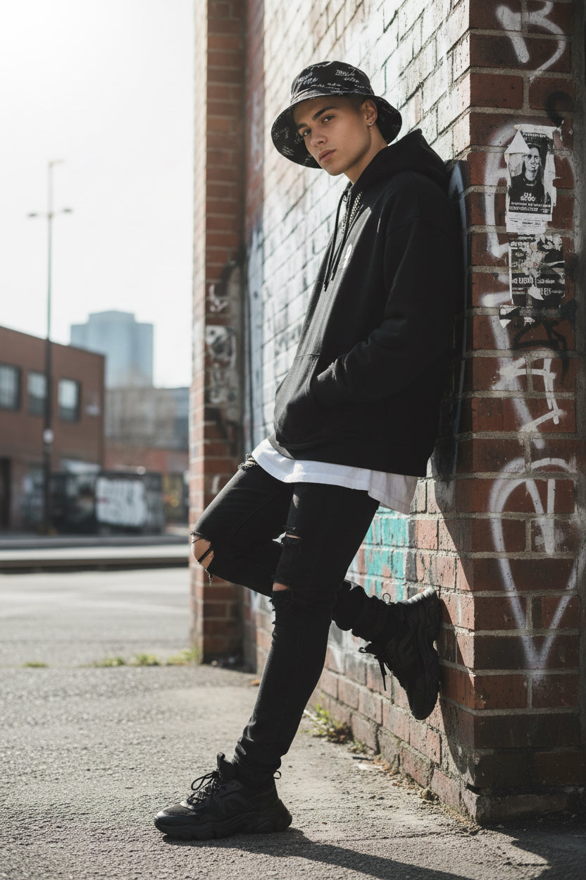 Reversable Thug life - bucket hats