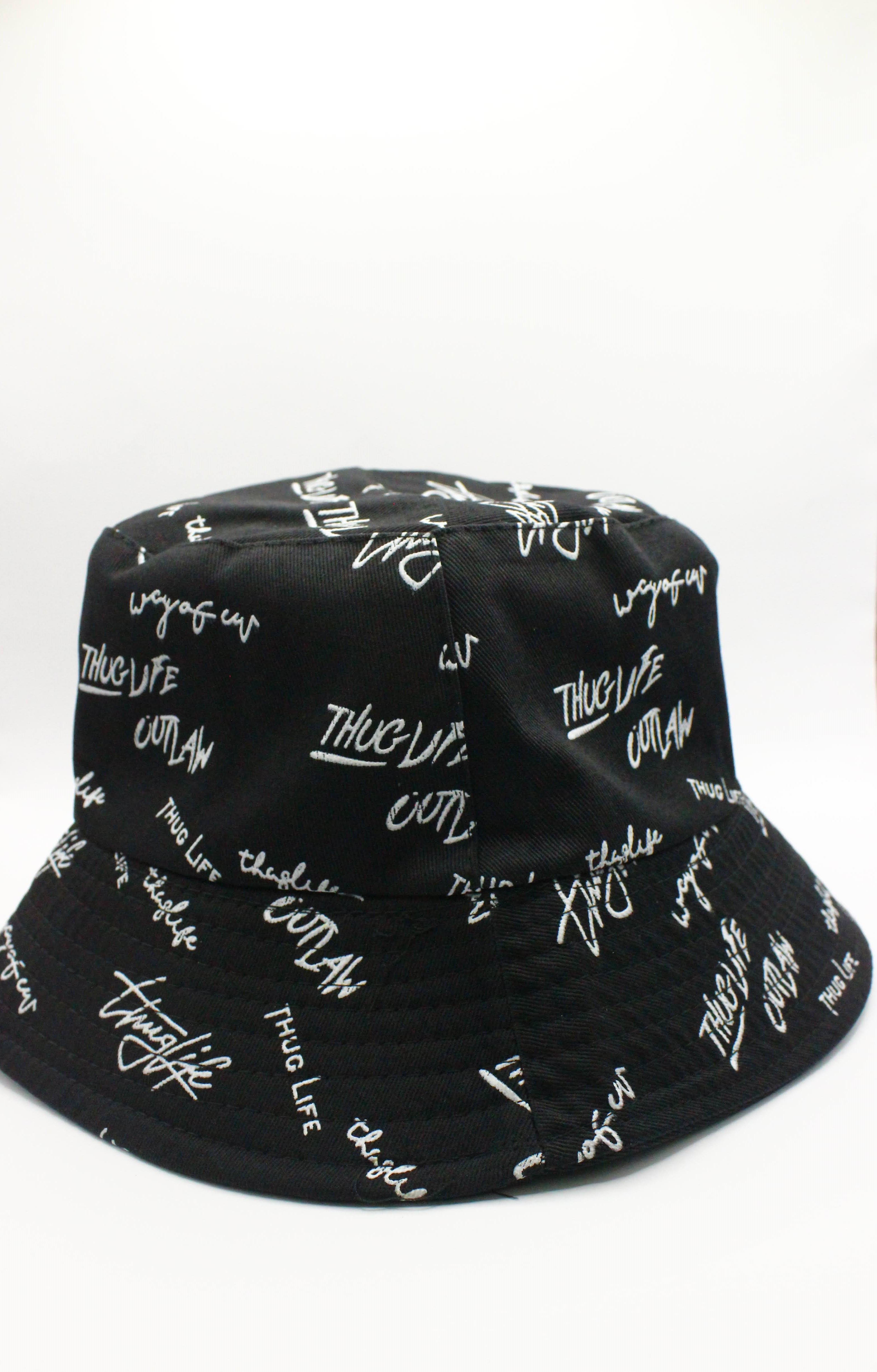 Reversable Thug life - bucket hats