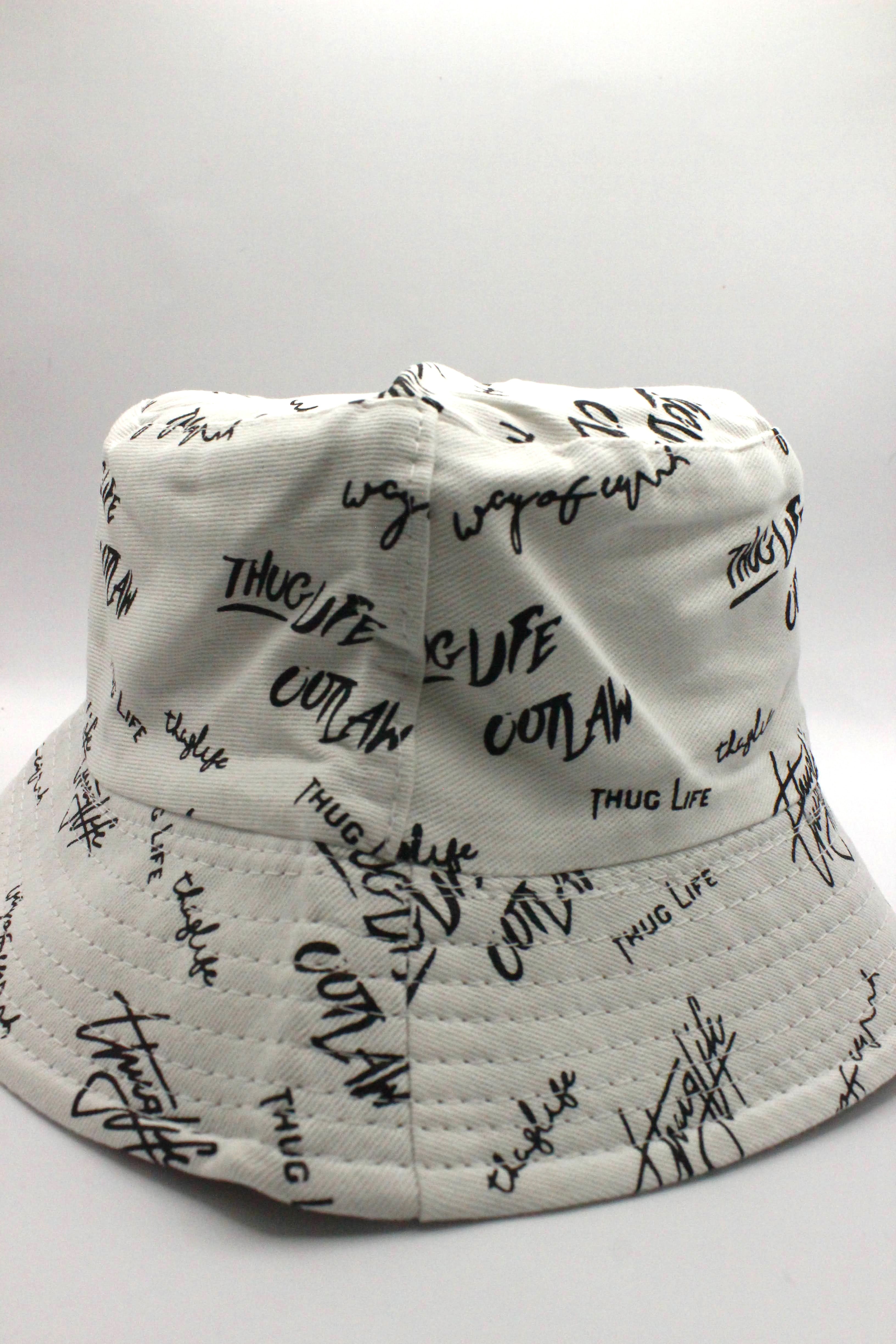 Reversable Thug life - bucket hats