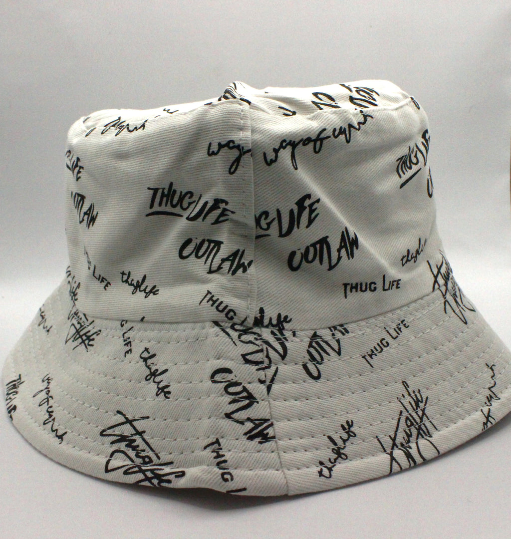 Reversable Thug life - bucket hats